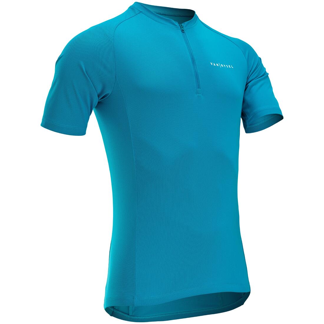 Maillot velo route manches courtes ete homme - essentiel noir