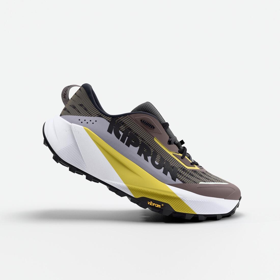Chaussures de running trail homme, Kiprun kipsummit max, orange et