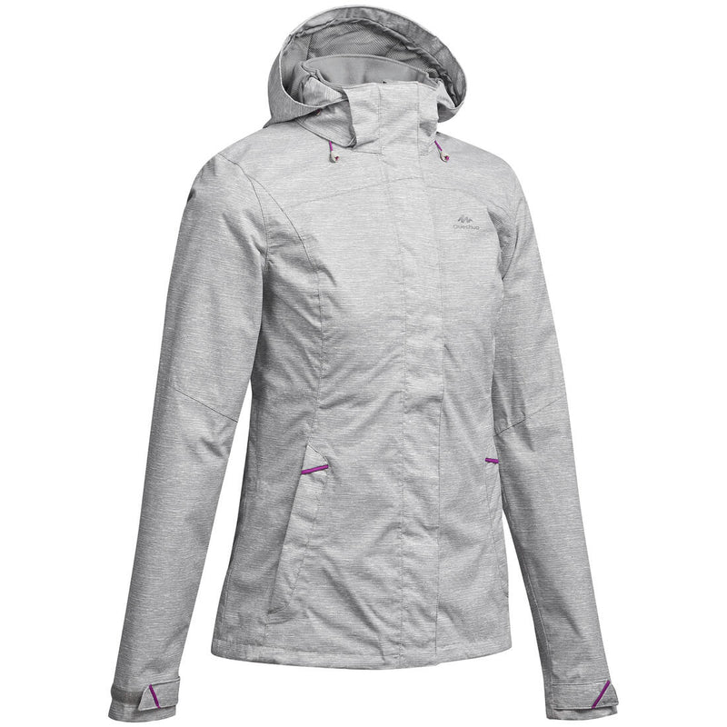 Veste de randonnée imperméable femme, MH100