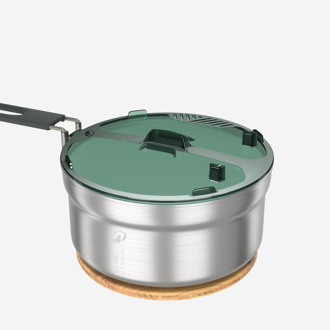 Popote camp du randonneur 500 inox + revêtement anti-adhésif 2 personnes 2,1l