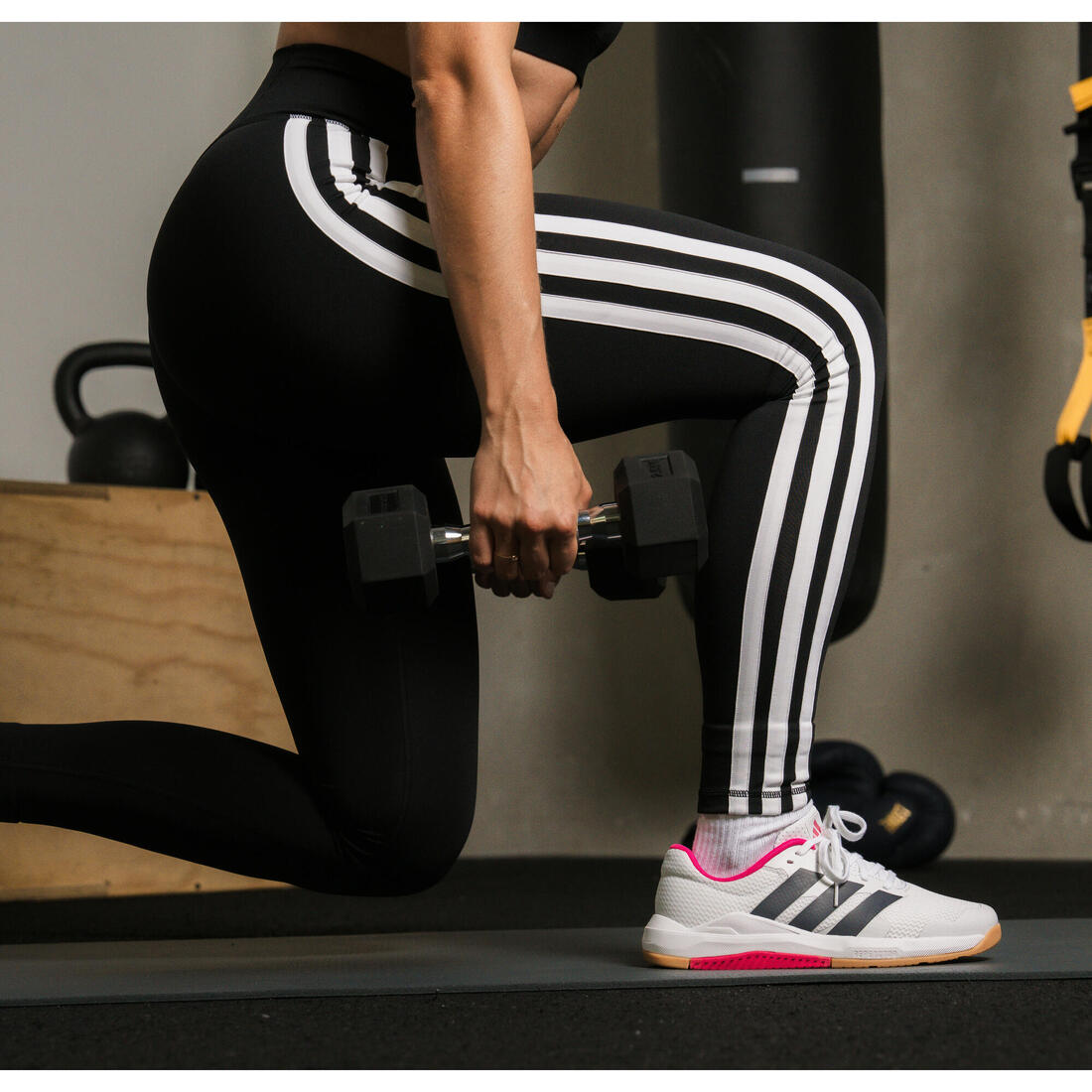 Legging de fitness femme, noir