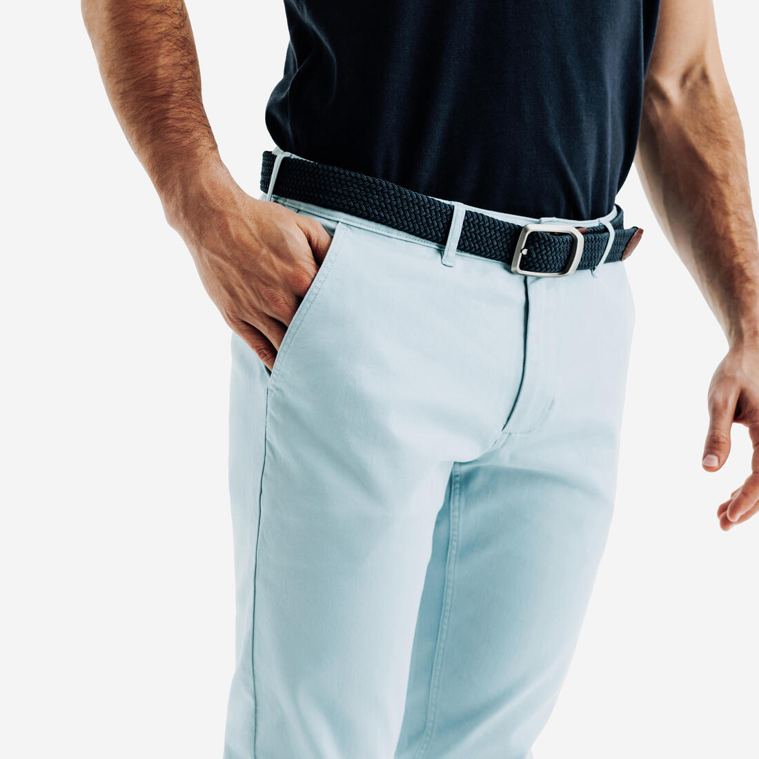 Pantalon chino golf coton Homme, MW500