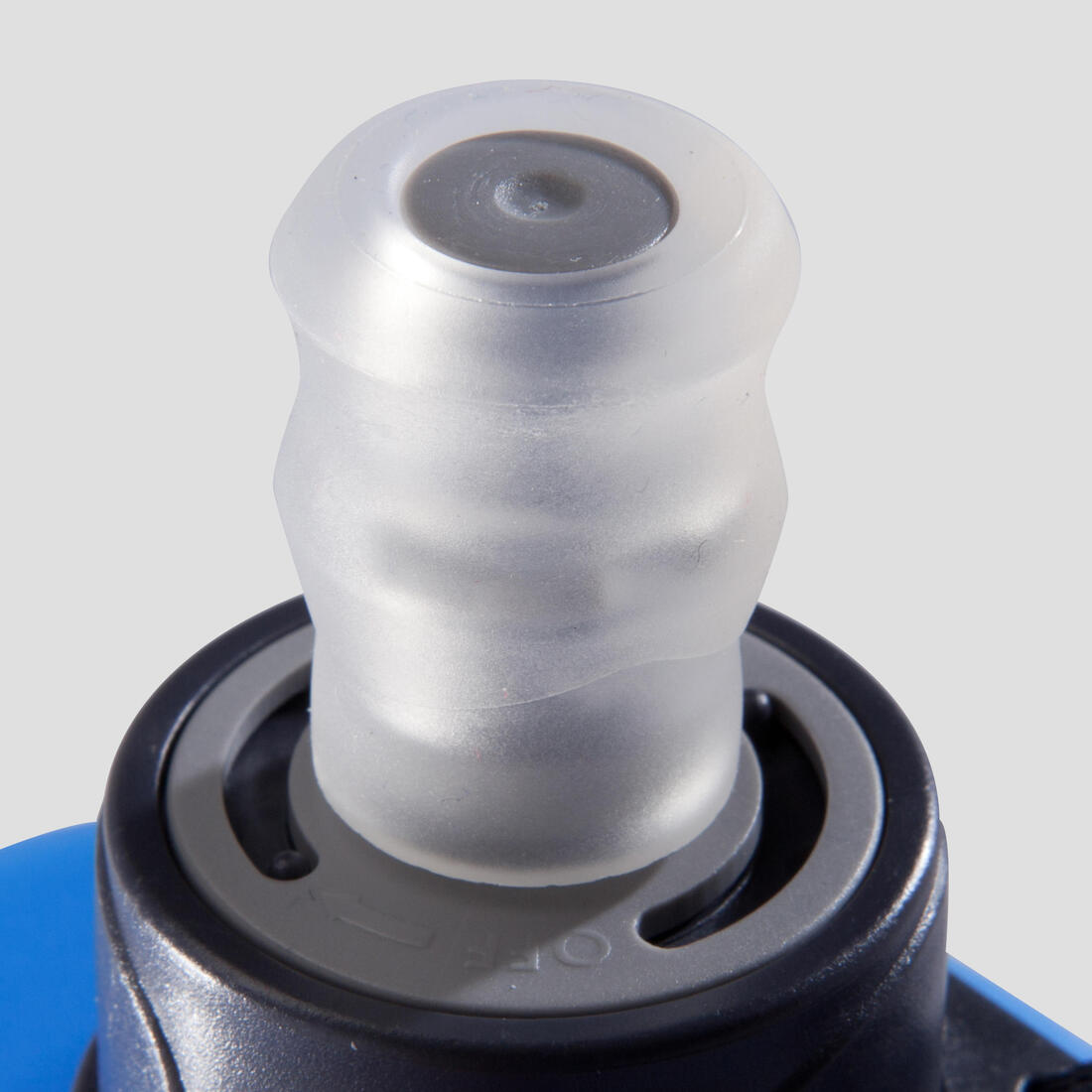 Gourde flasque souple de running 250 ml bleue