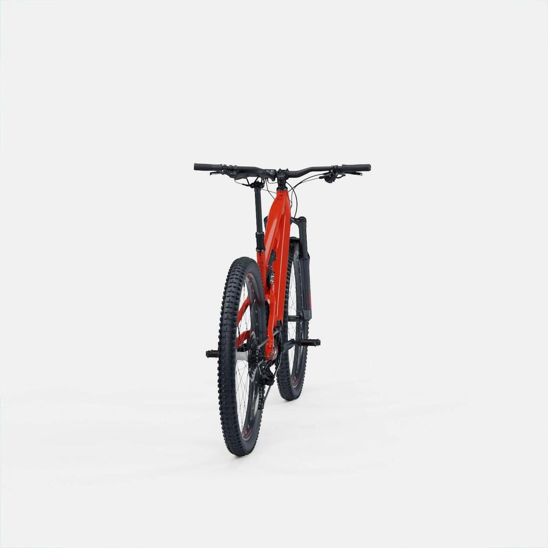 Vélo VTT électrique tout suspendu 29" - E-EXPL 520 S Rouge vif