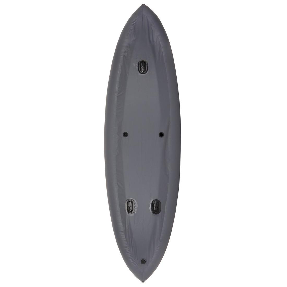 Canoë kayak gonflable 2 places - Tribord 100+ Jaune