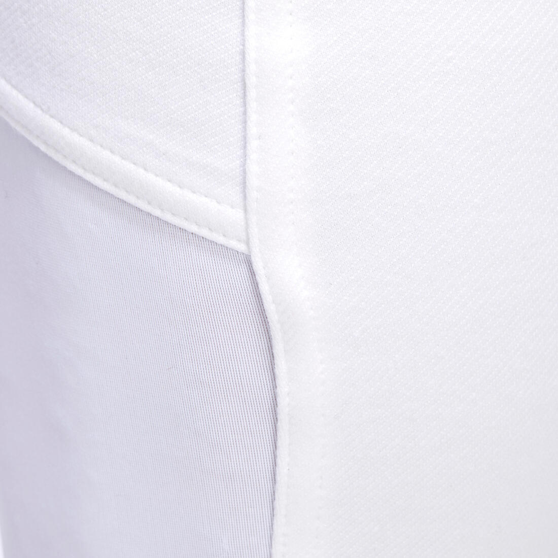 Pantalon de concours équitation basanes agrippantes Homme - 140 blanc