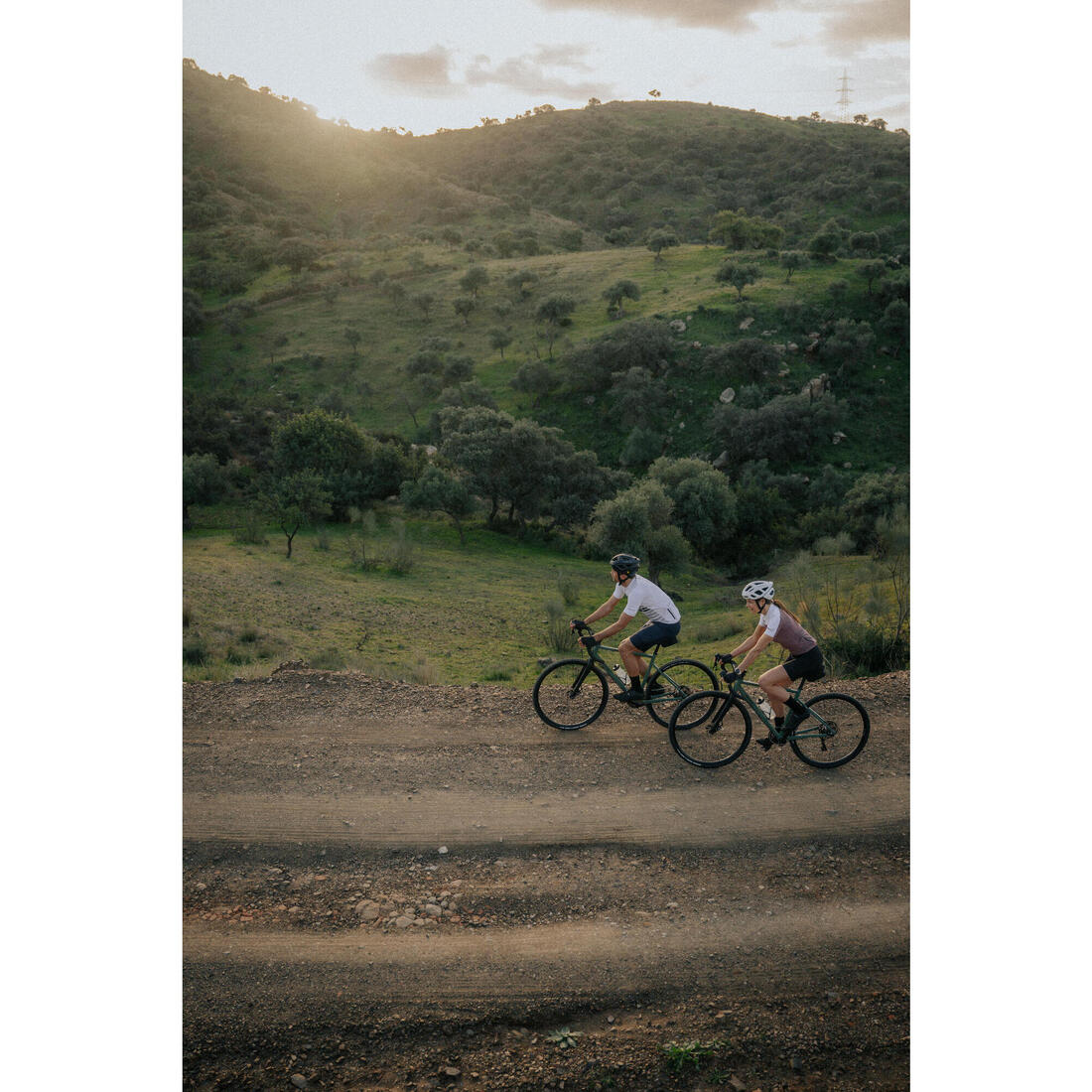 Vélo gravel Microshift Acolyte 1x8v, GRVL AF DISCOVER vert