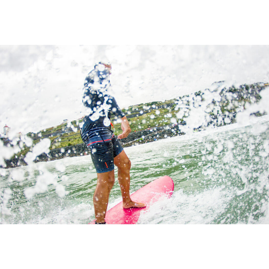 Surf boardshort standard 500 Risca Black