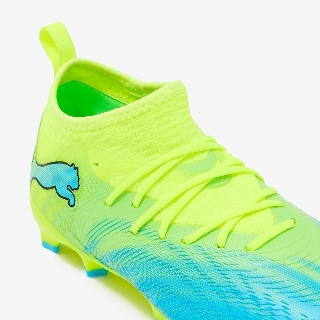 Chaussure FUTURE 9 Match FG/AG SMU Enfant Jaune/Bleu