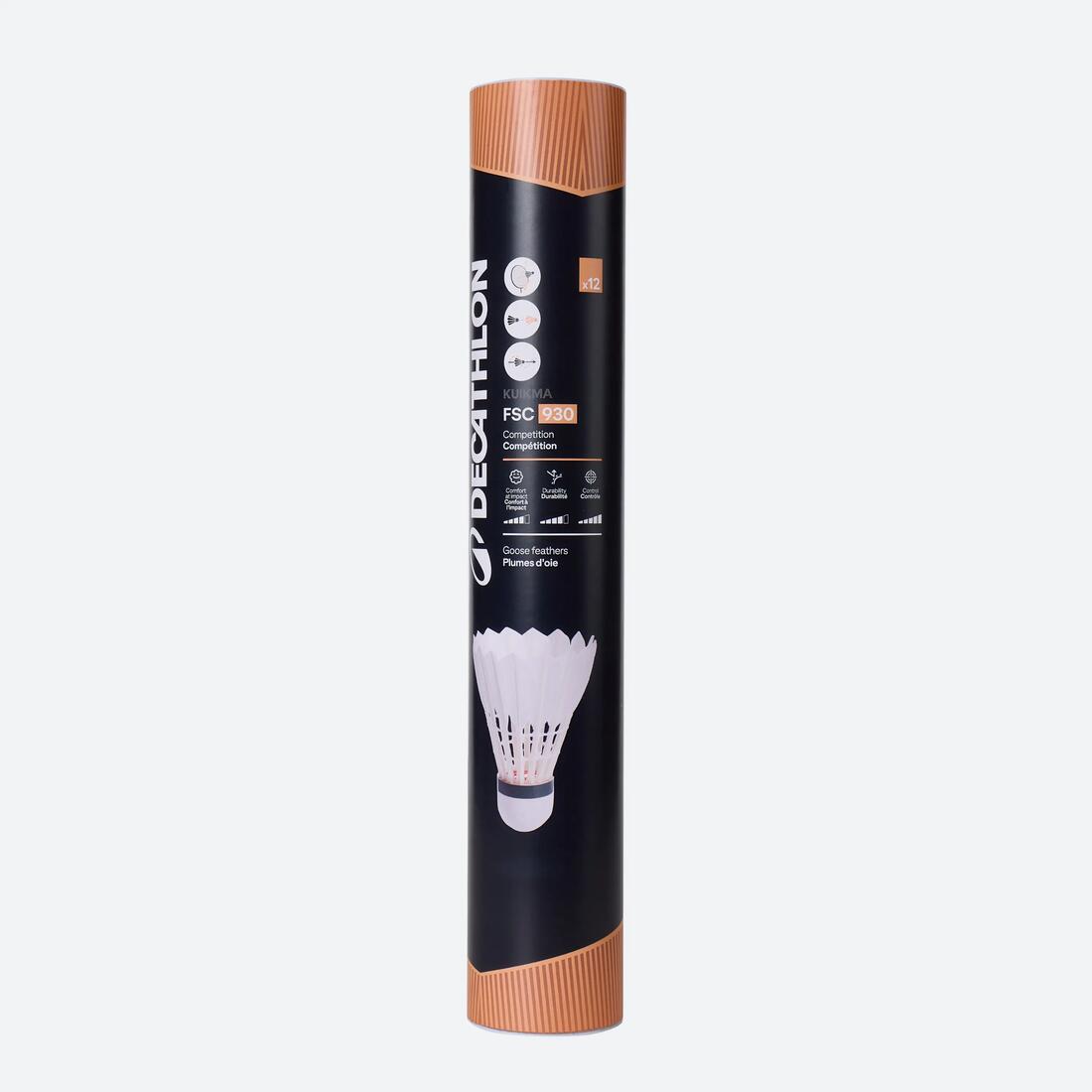 Volant plume De Badminton FSC 930 X 12 Vitesse 77