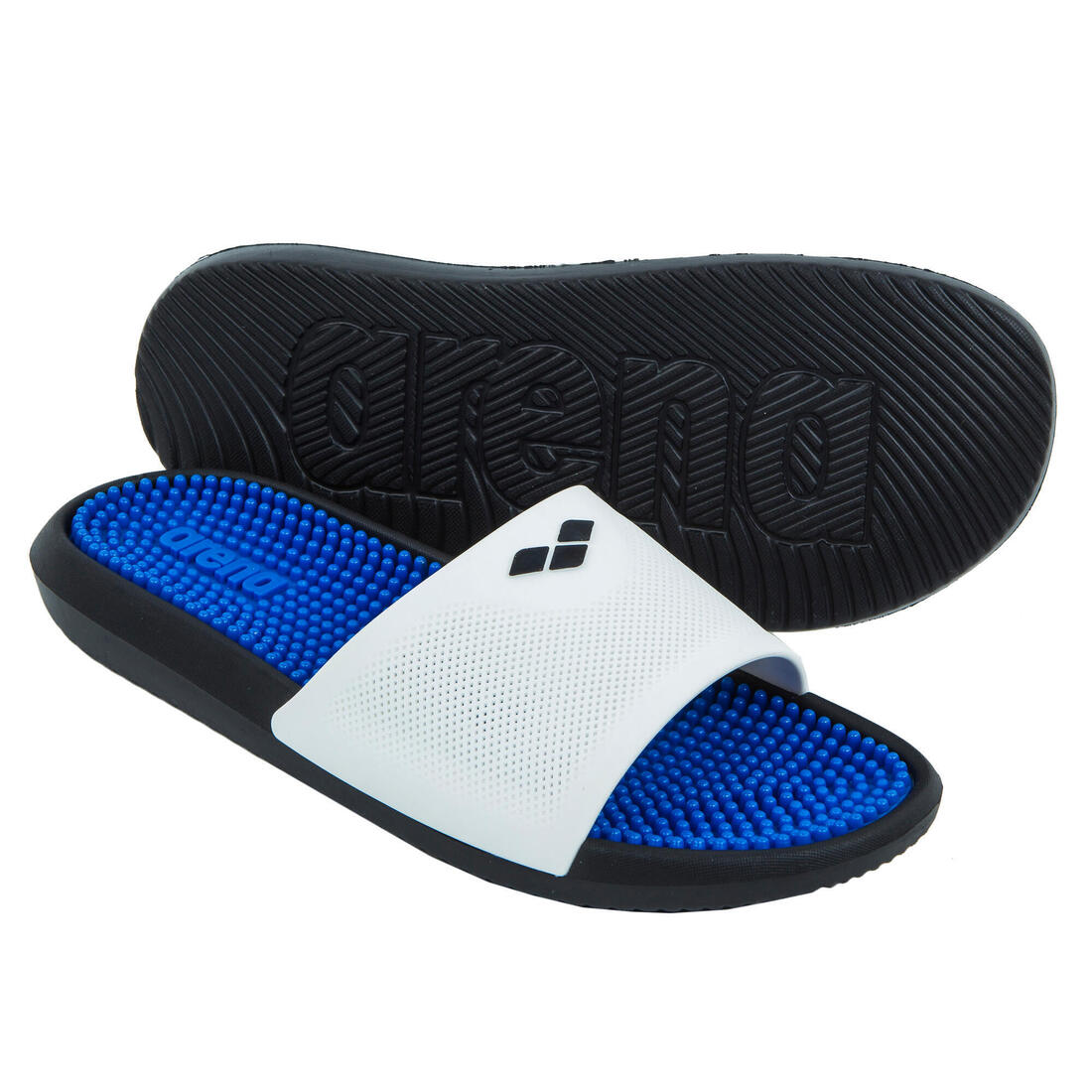 Sandales piscine marco arena bleu blanc