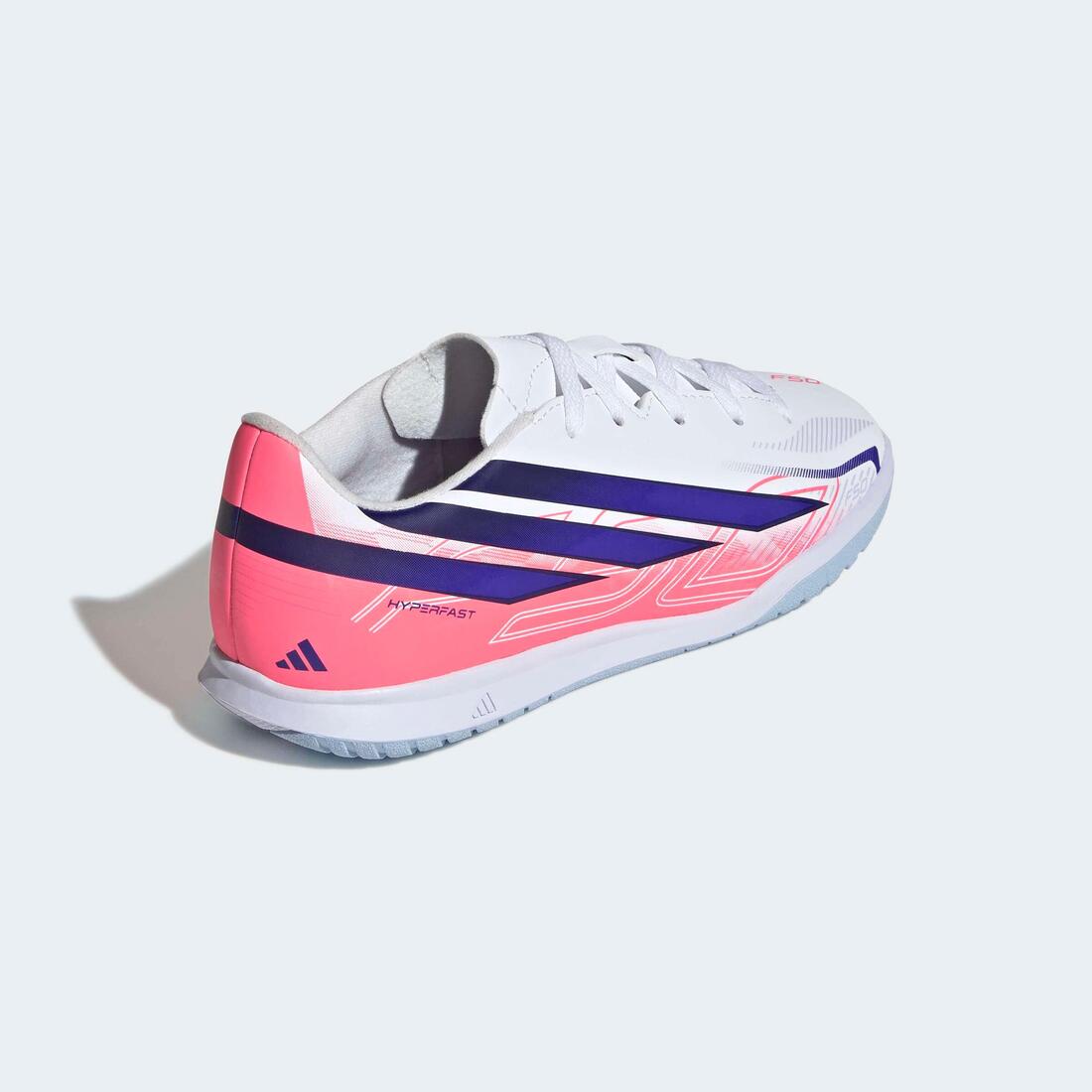 adidas F50 Sala Club Futsal Chaussure Enfant Blanc/Violet