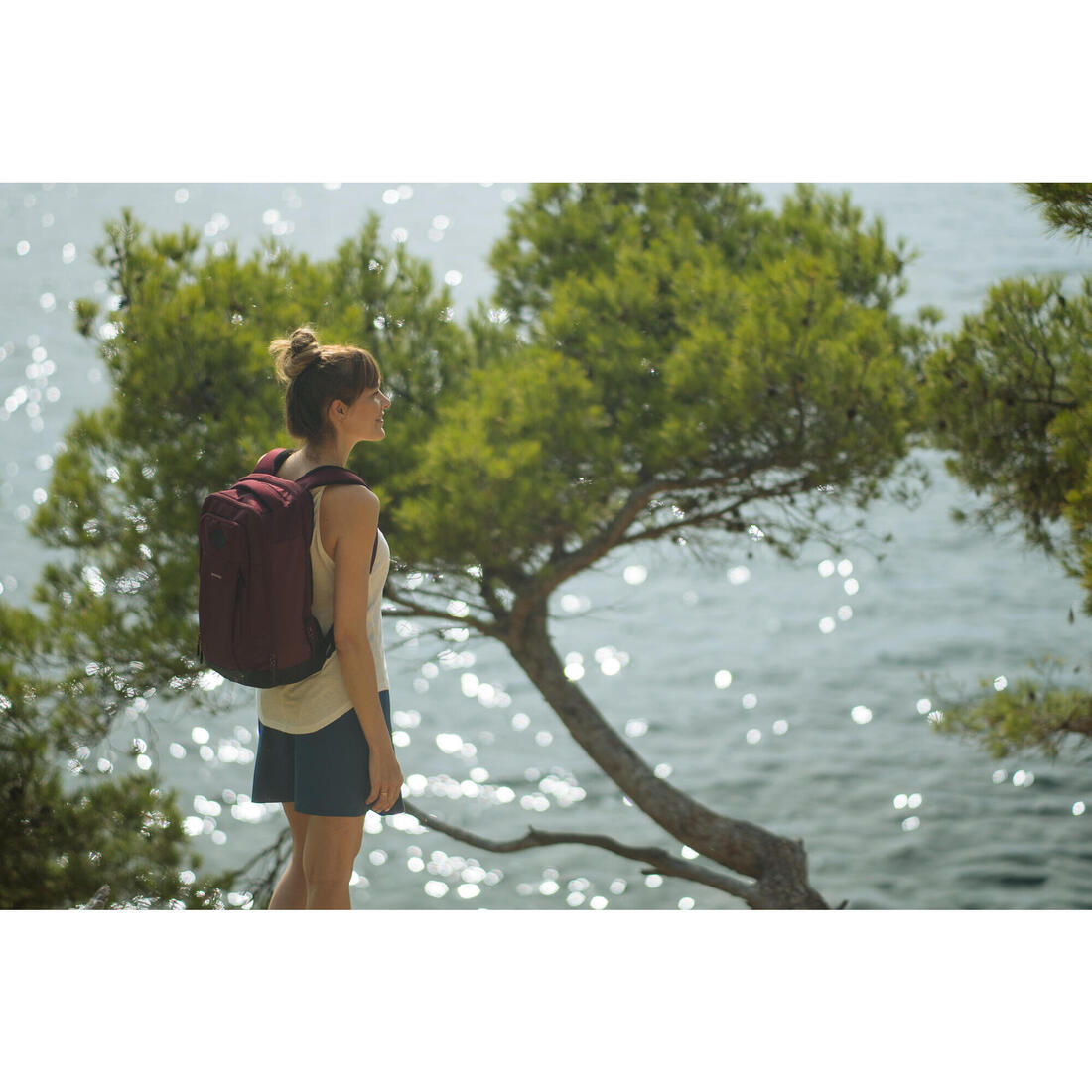 Débardeur de randonnée  - NH500 - Femme