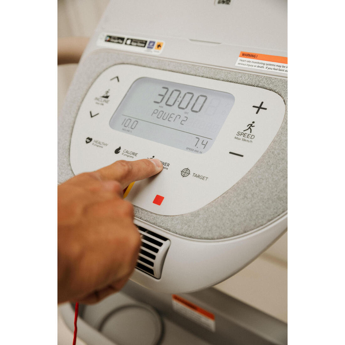 Tapis de marche W900 connecté et extra confortable, 10 km/h, 50x120 cm
