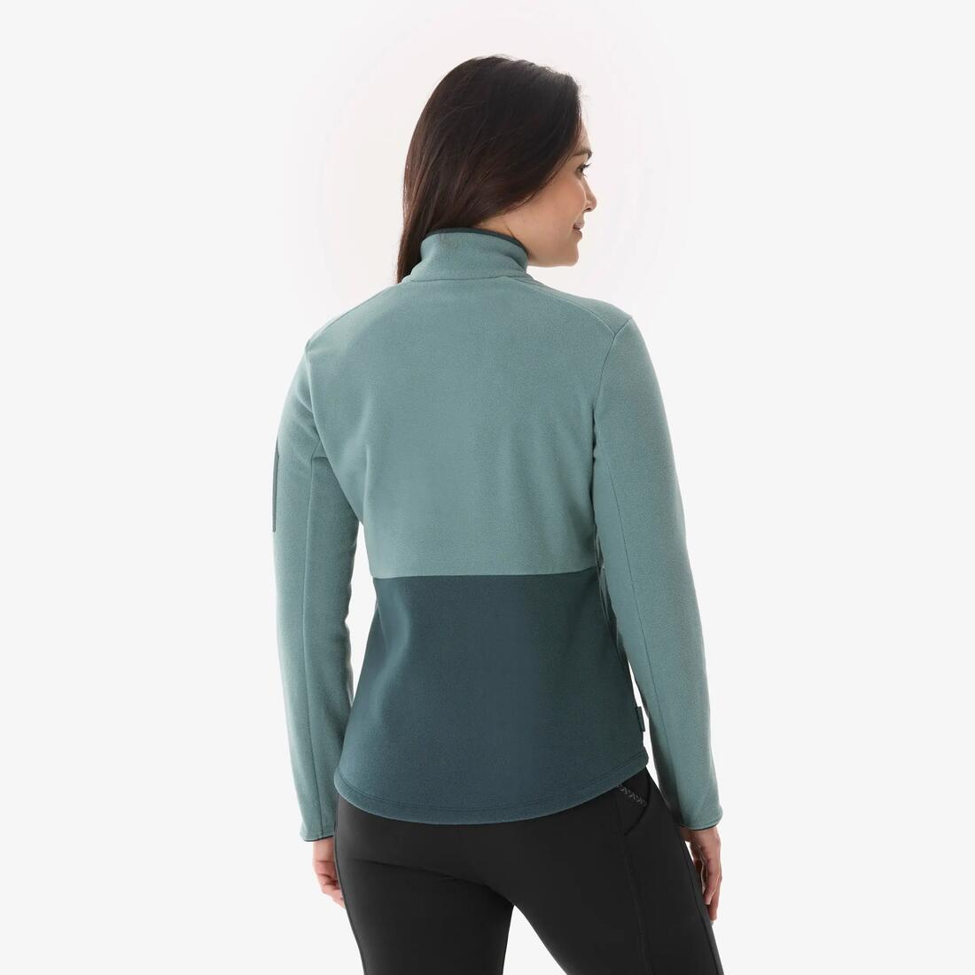 Polaire de randonnée femme, MH500 full zip