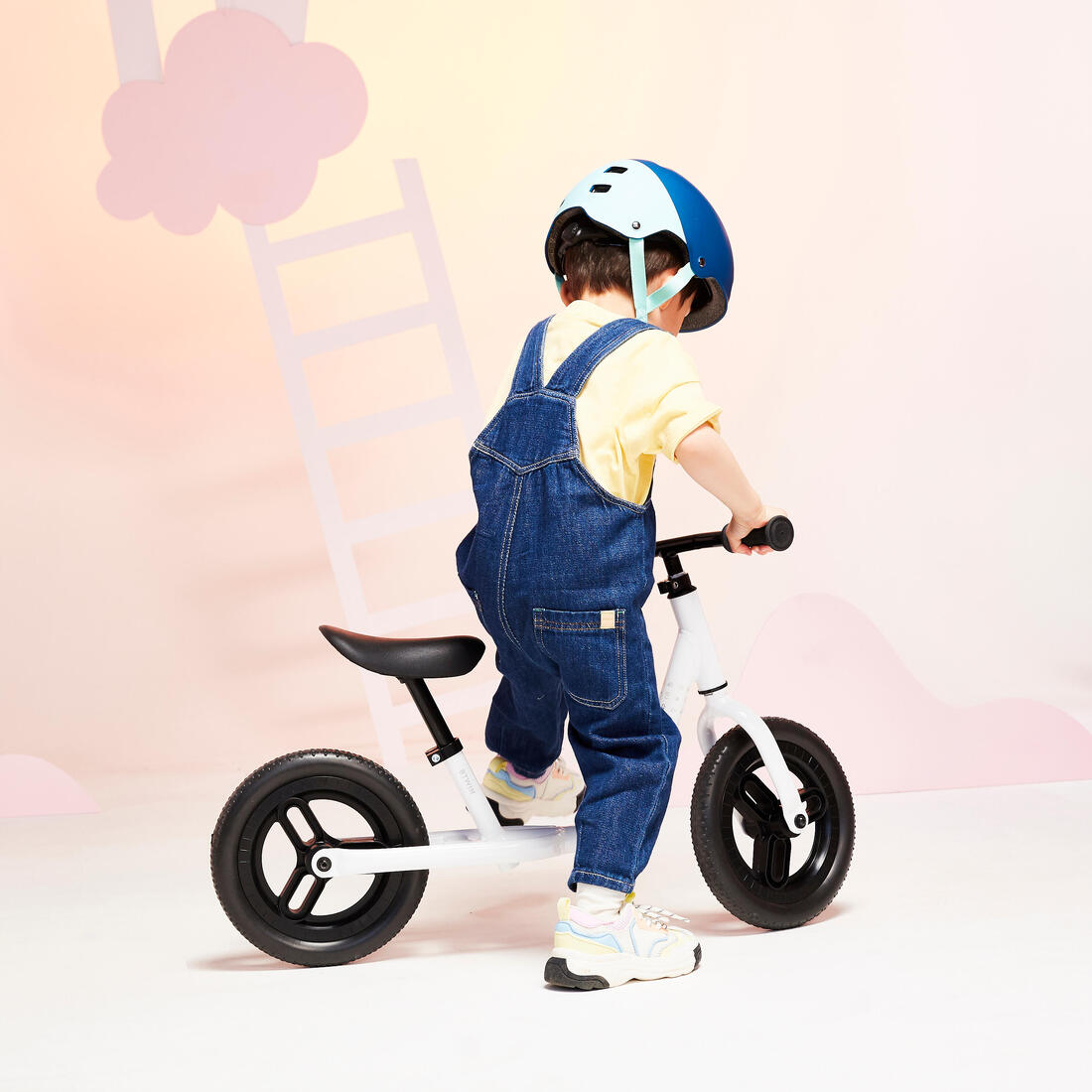 DRAISIENNE ENFANT 10 POUCES RUNRIDE 100 BLANC/NOIR