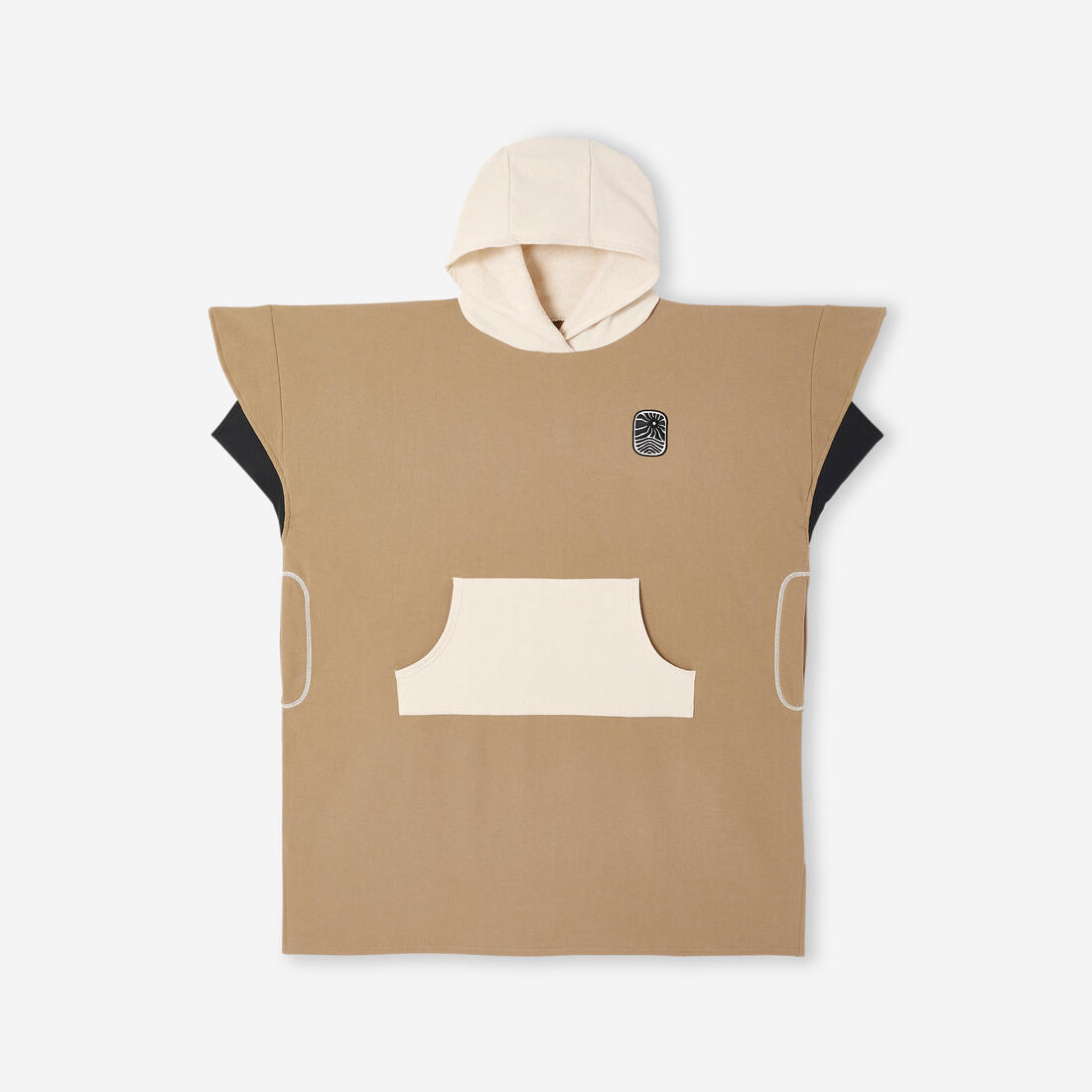 Poncho surf Adulte - 500 sable