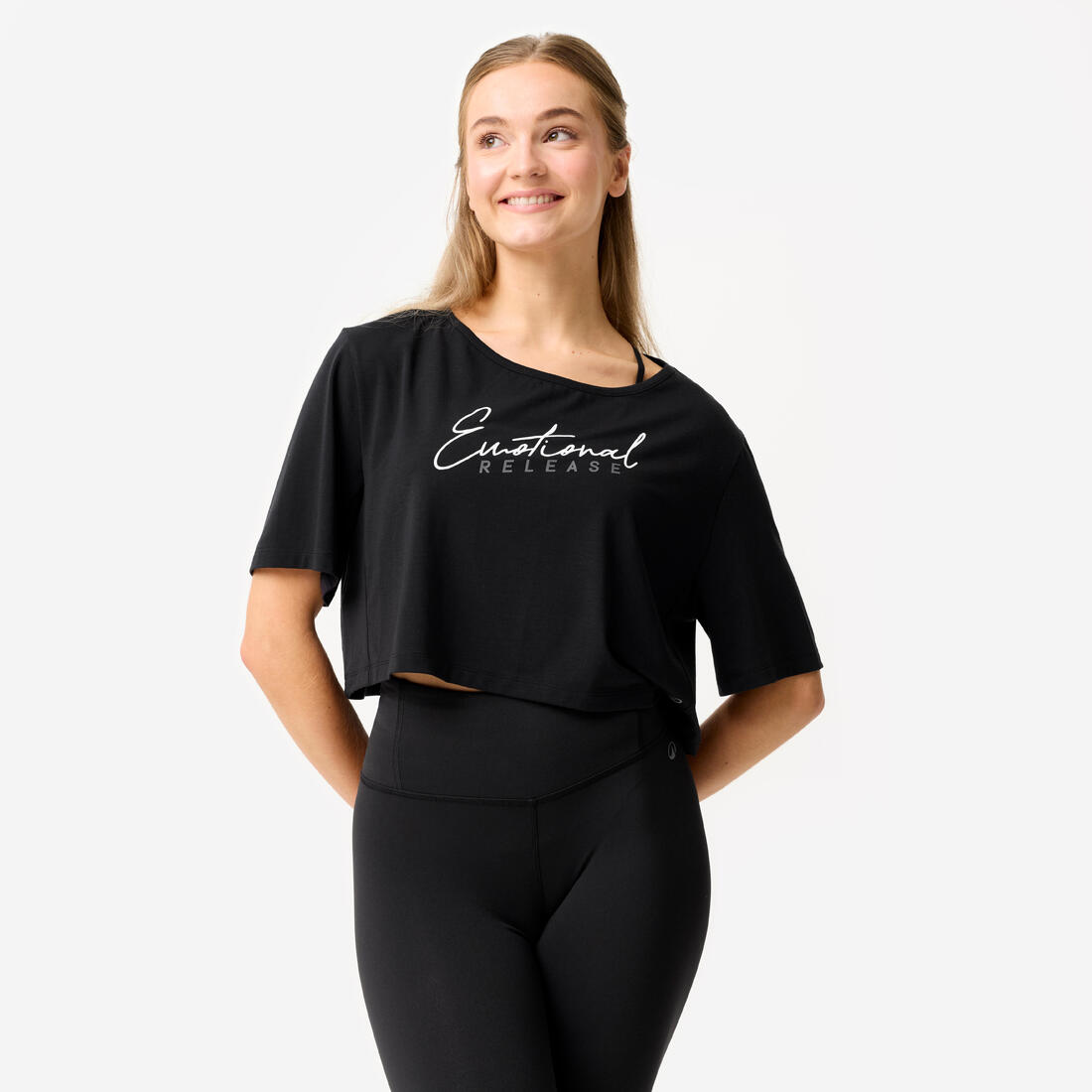 T-shirt danse modern jazz crop femme