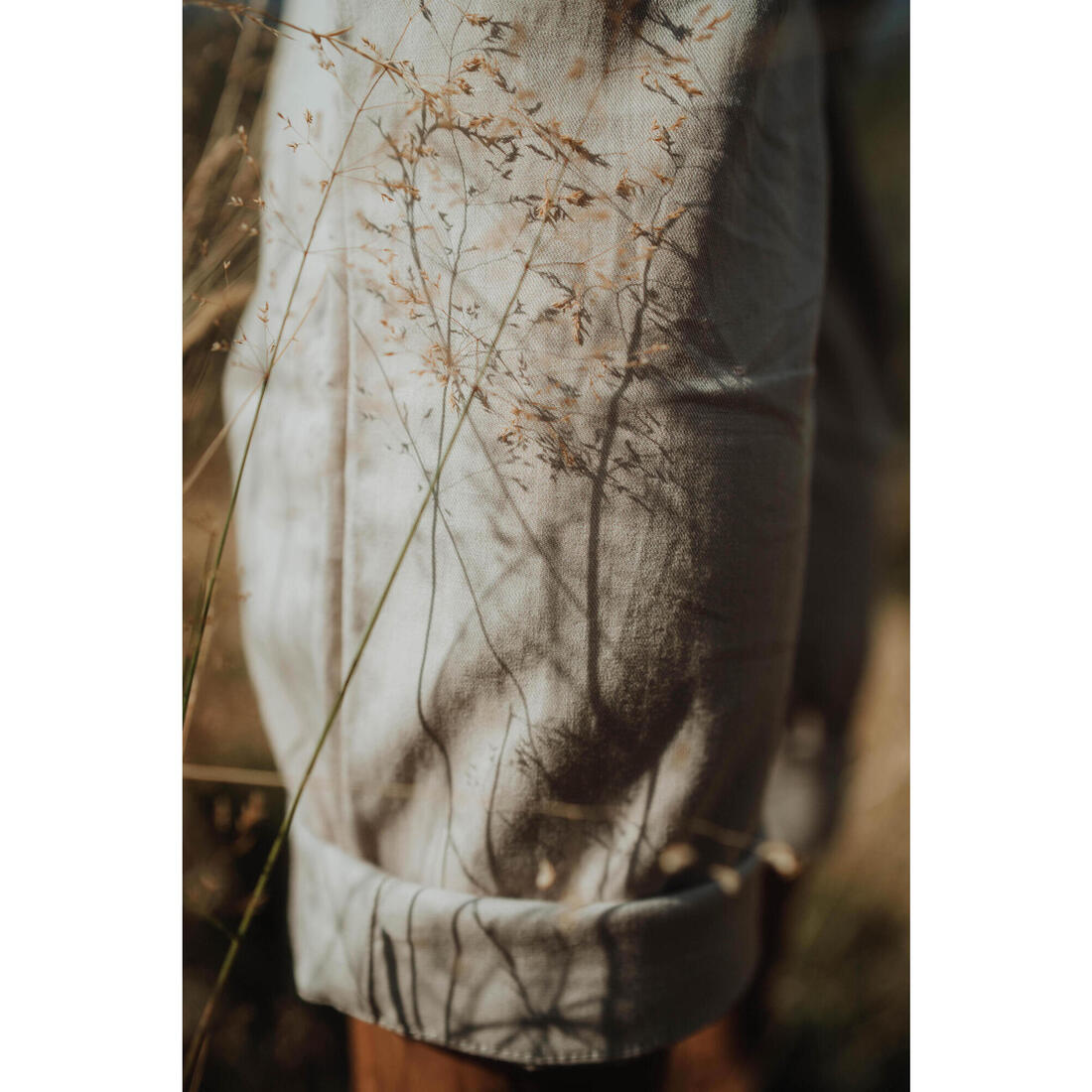 Pantalon de randonnée en lin femme, NH500