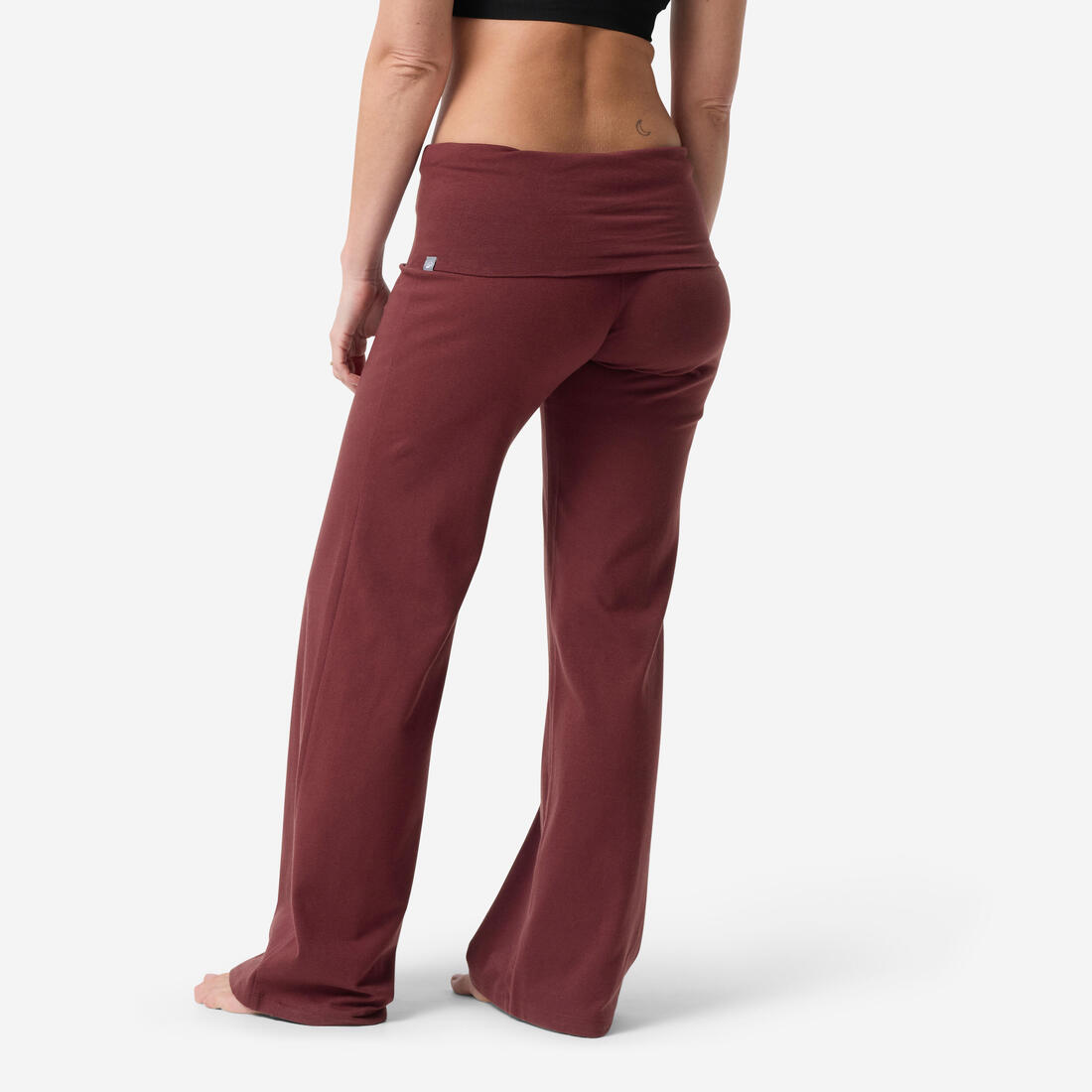 Pantalon de yoga coton  doux taille haute femme