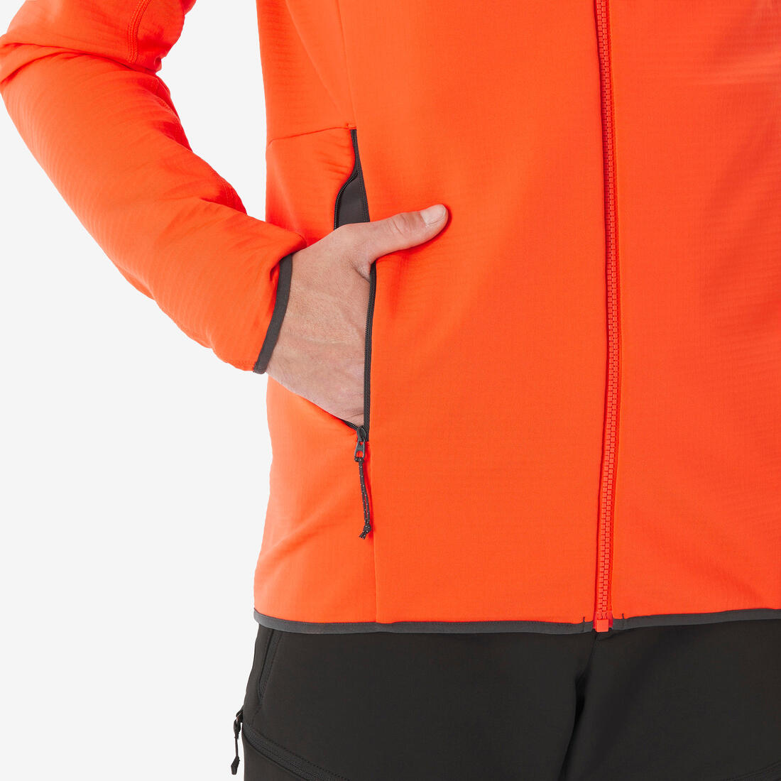 Polaire de randonnée montagne homme, MH500 full zip