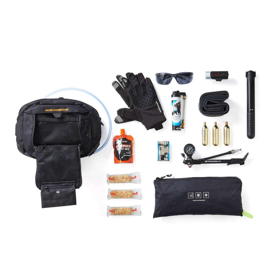 SACOCHE BANANE HYDRATATION VTT ALL MOUNTAIN 4L/1,5L eau