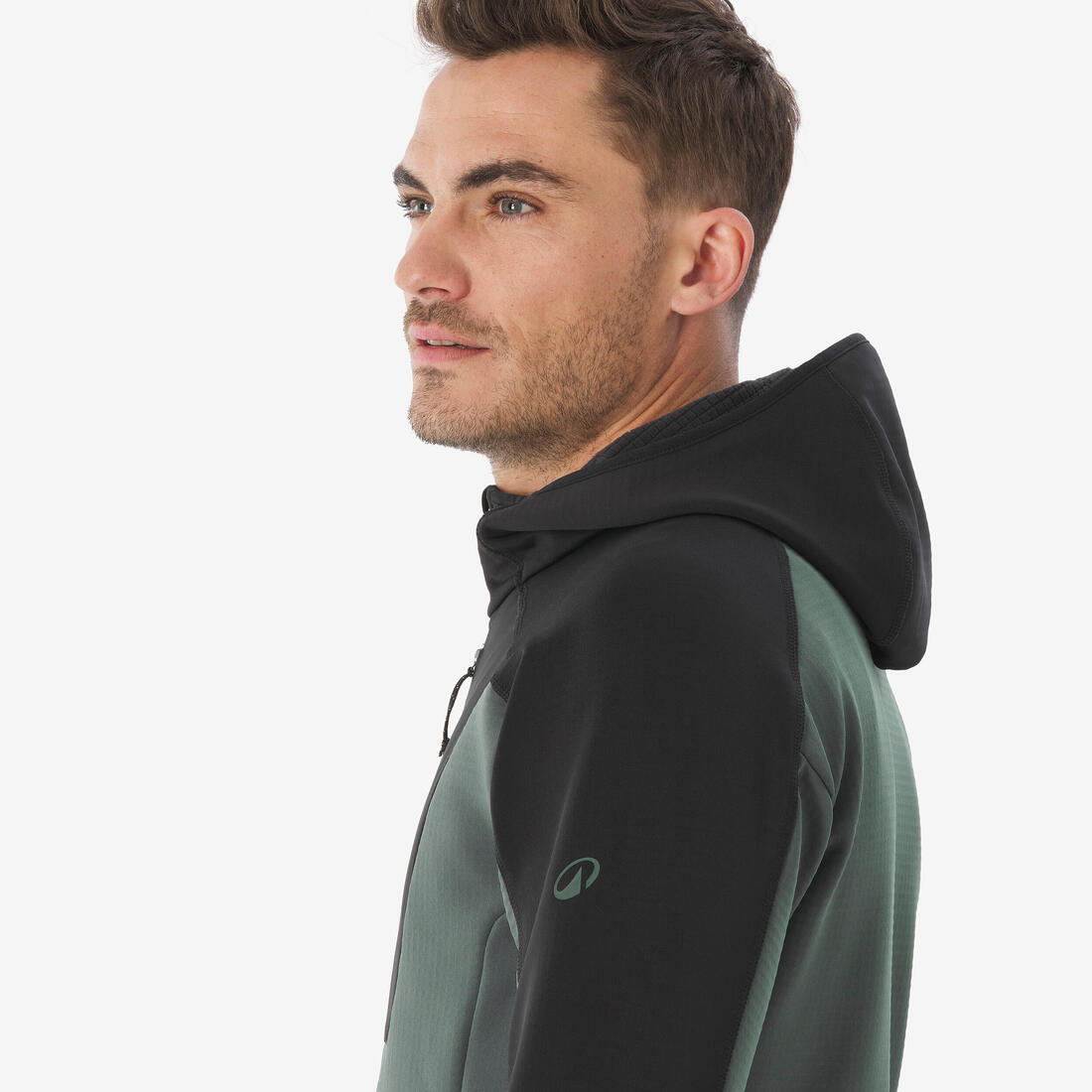 Polaire de randonnée montagne homme, MH500 full zip