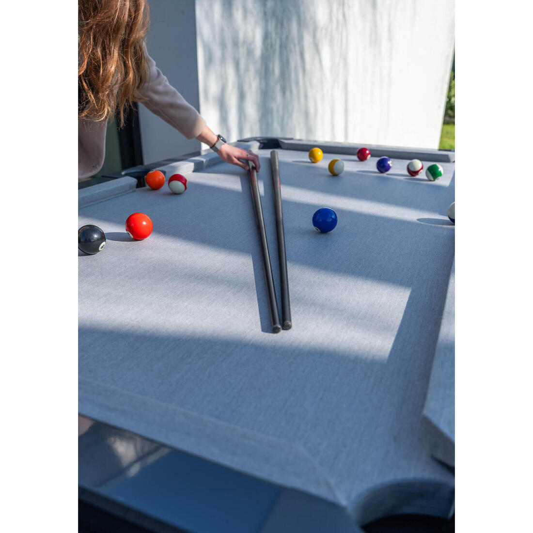 QUEUE DE BILLARD AMERICAIN BC 900 BLACK FIBER, en 1 partie en fibre, 13 mm