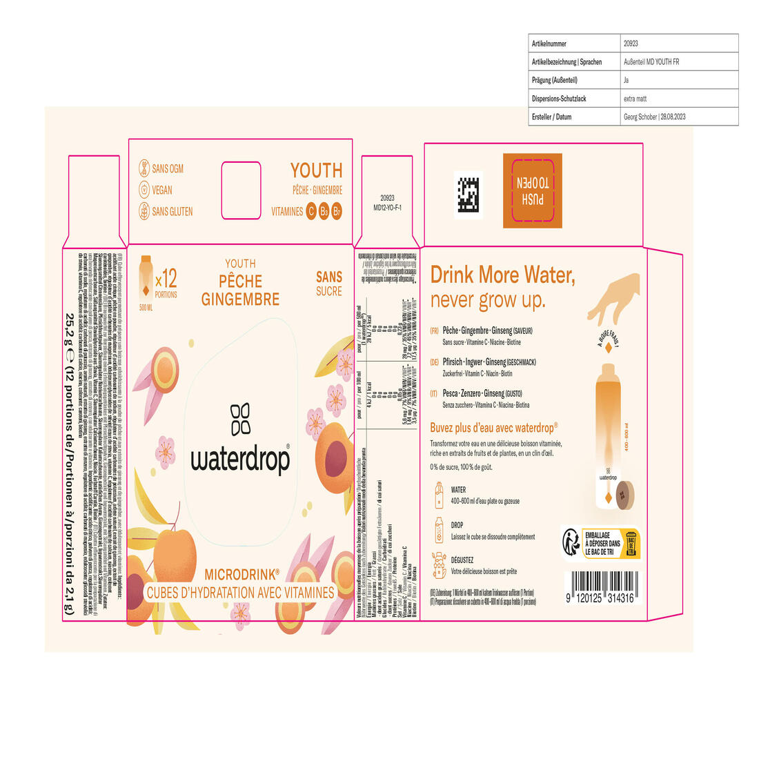 Microdrinks YOUTH 12x500ml