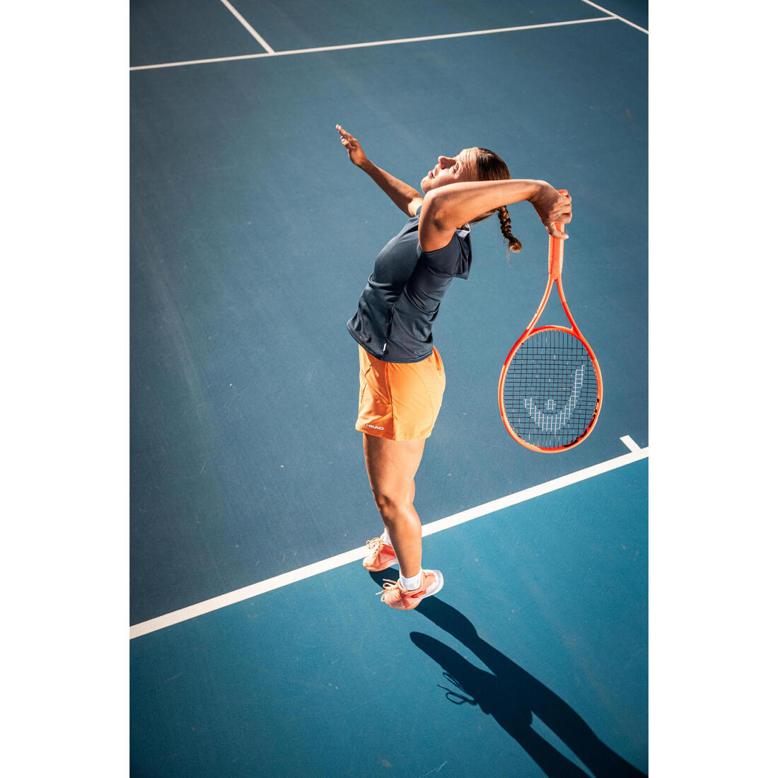 Raquette de tennis adulte, Head Radical MP 2025 300g orange.
