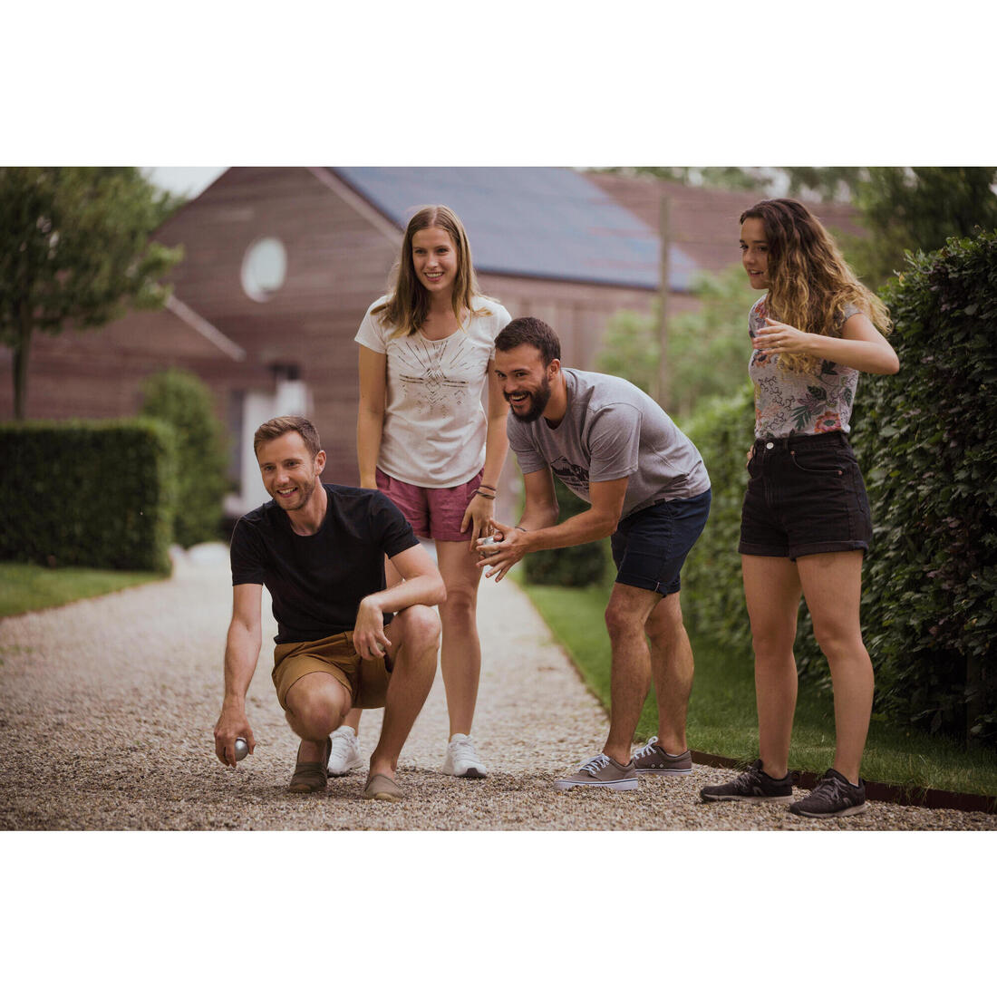 Jeu de 3 boules de pétanque 100 loisir lisses