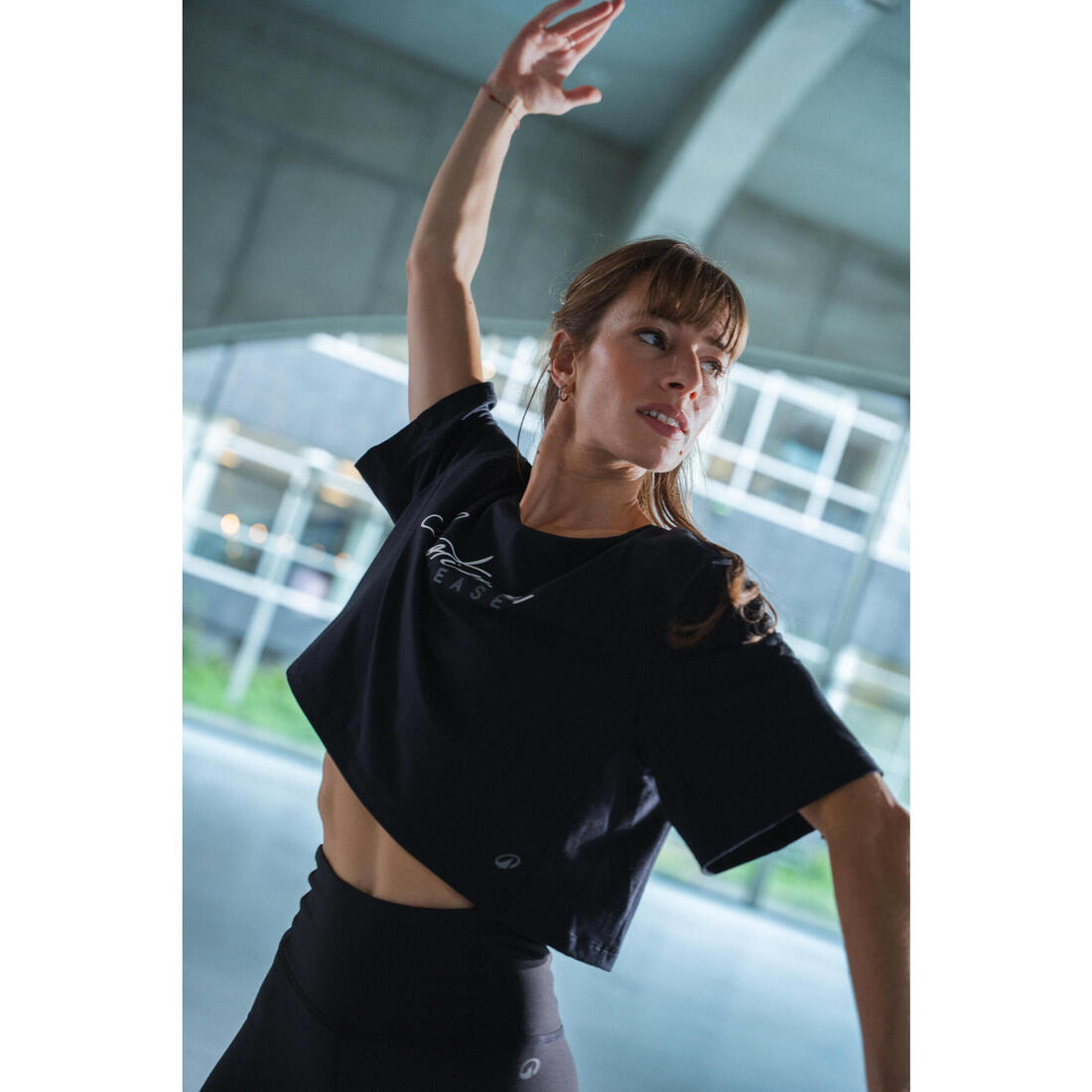 T-shirt danse modern jazz crop femme