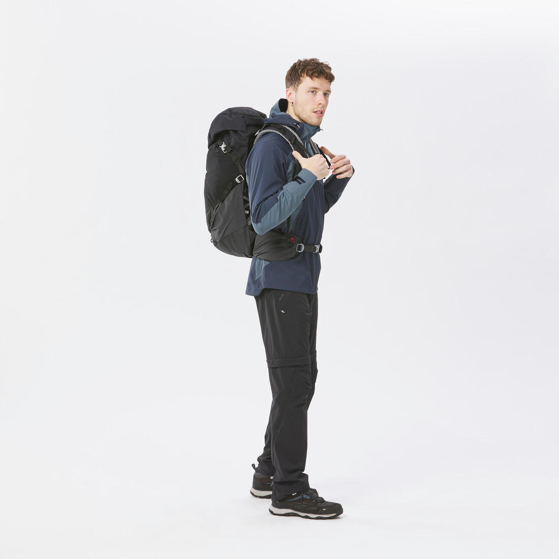 Veste légère imperméable de randonnée - mh500 - homme