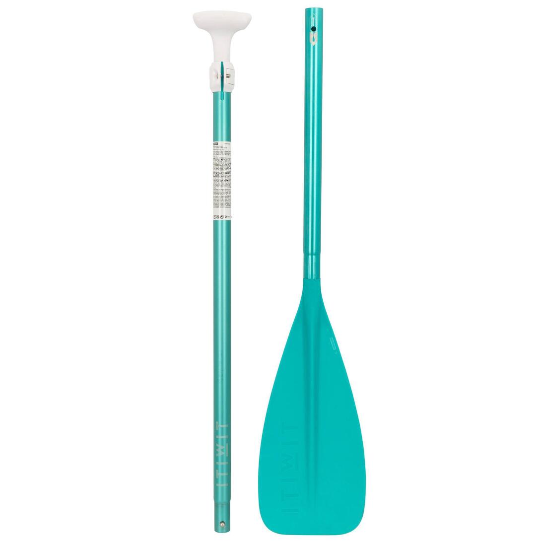 Pagaie stand up paddle démontable et réglable en 3 parties (170-220cm verte)