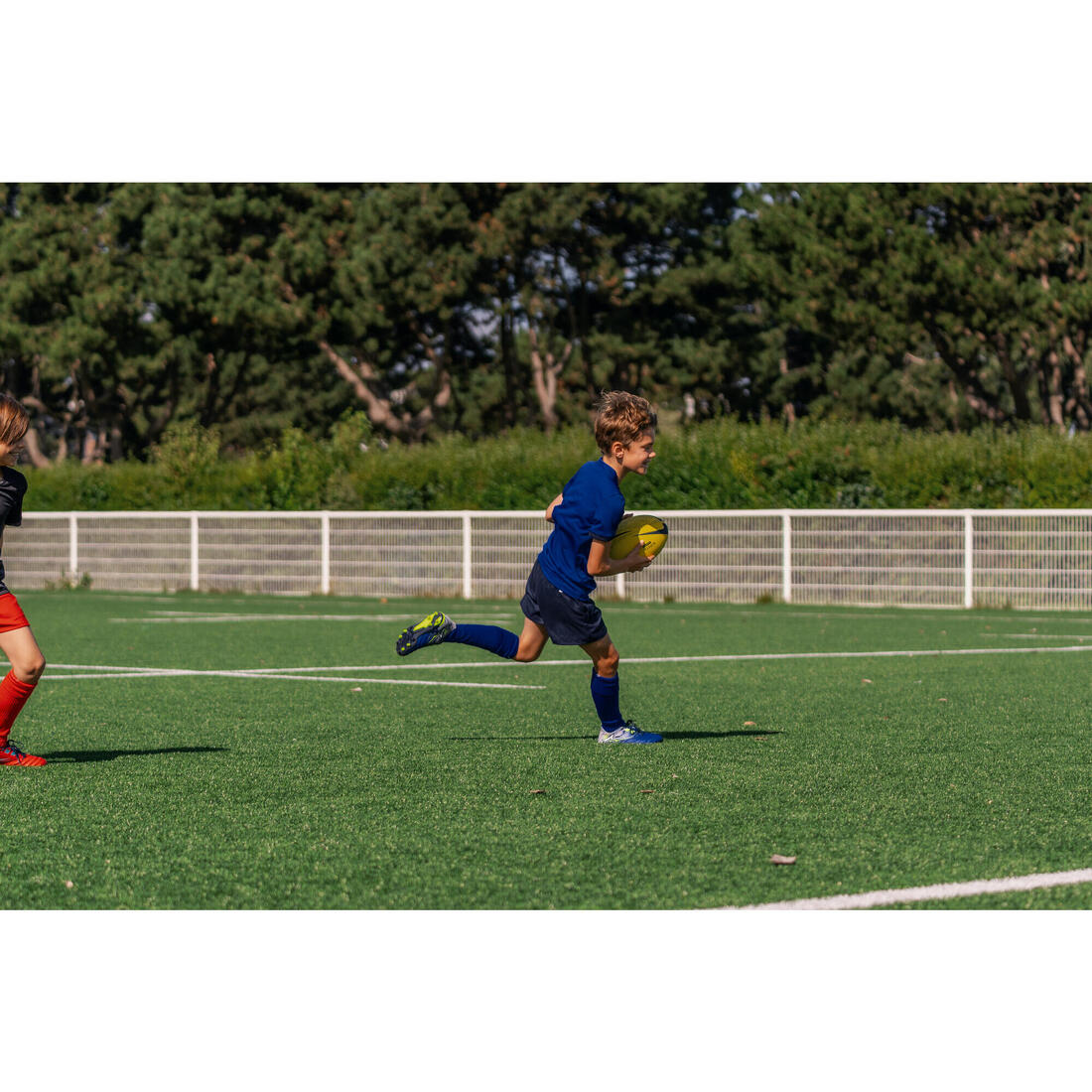 Chaussettes hautes de rugby enfant R500