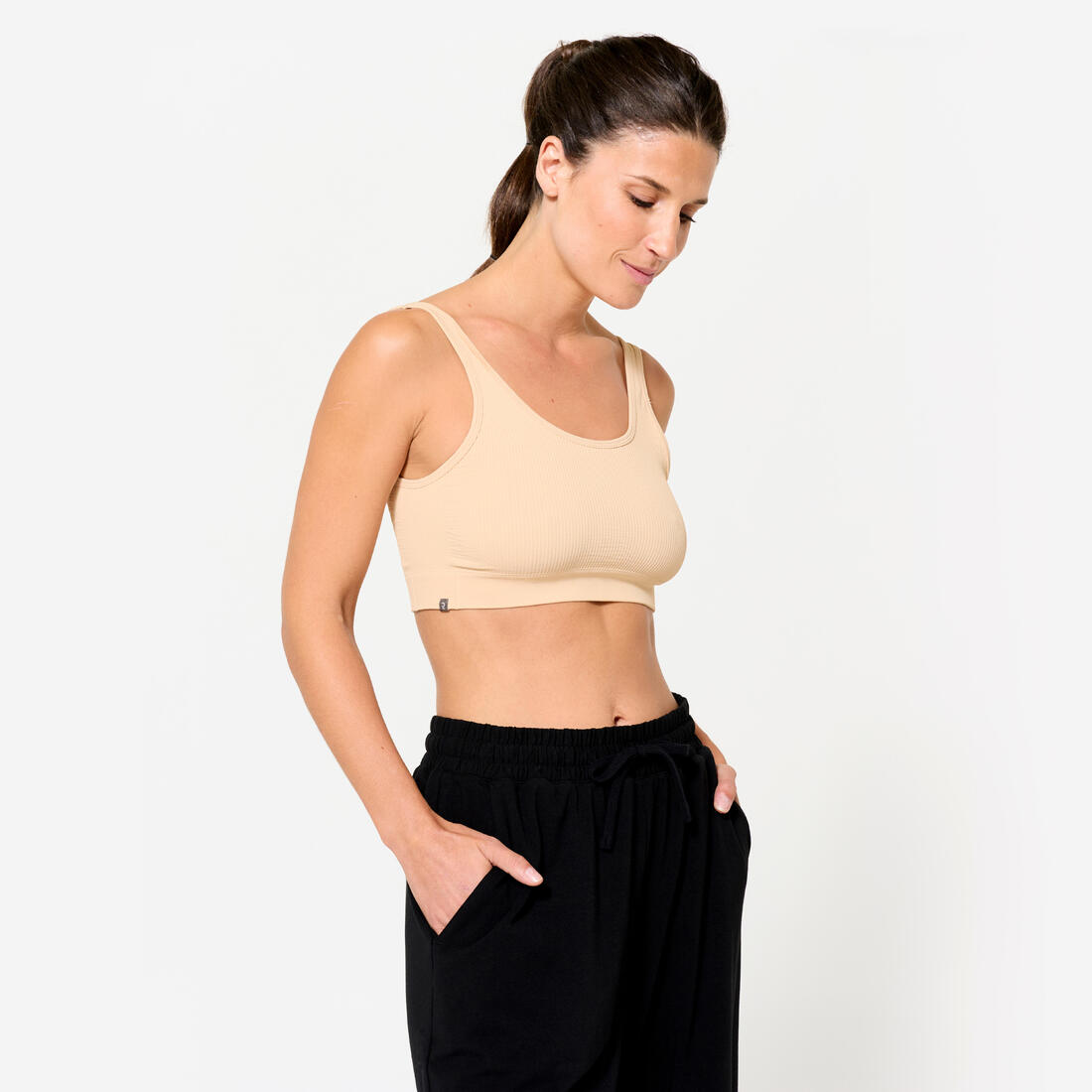 Brassière effet seconde peau maintien léger Femme