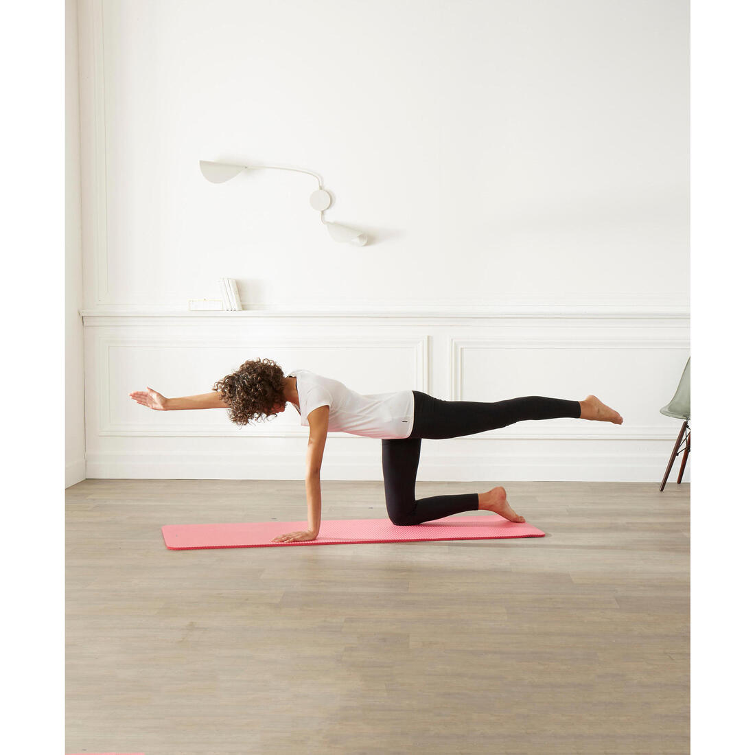 Tapis de sol pilates 10 mm - Confort S bleu