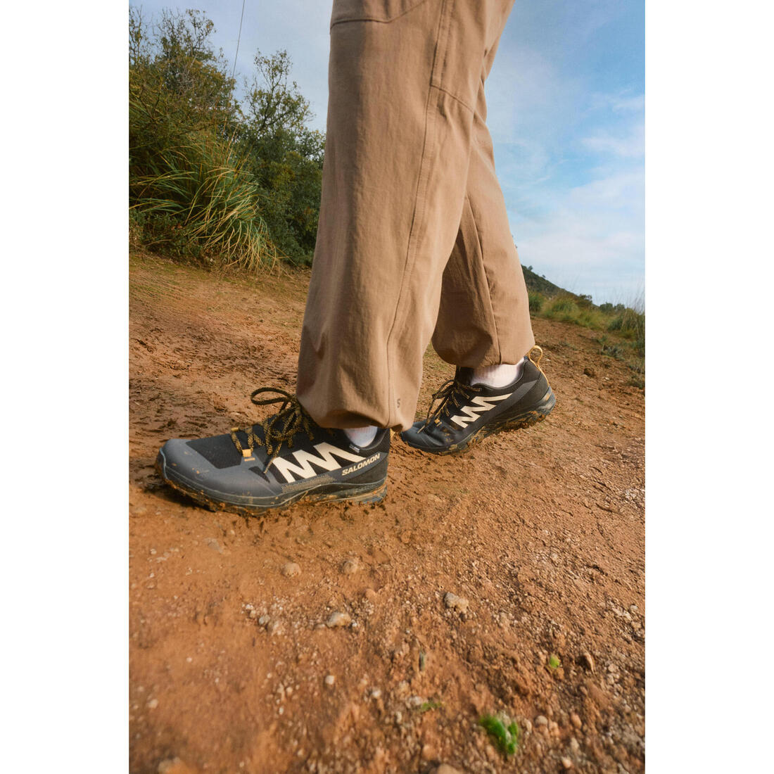 Chaussures imperméables de randonnée montagne - salomon saliba homme