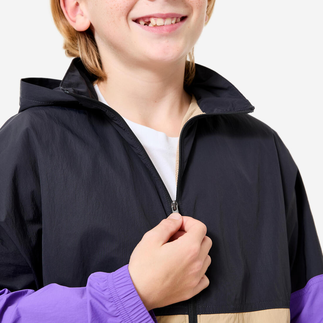 Veste à capuche imperméable légère enfant