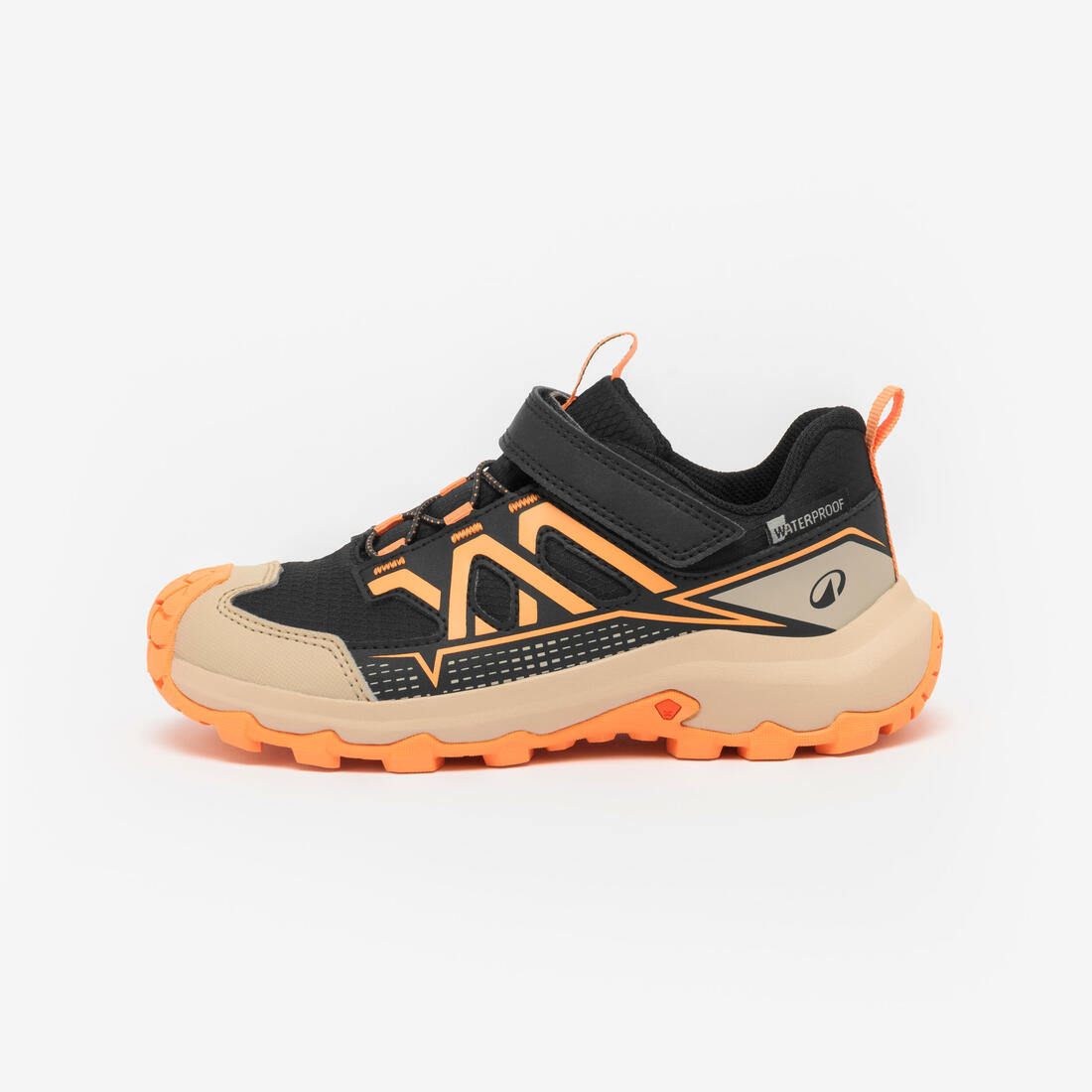 Chaussures de randonnée imperméables enfant du 24 au 34, Crossrock scratch