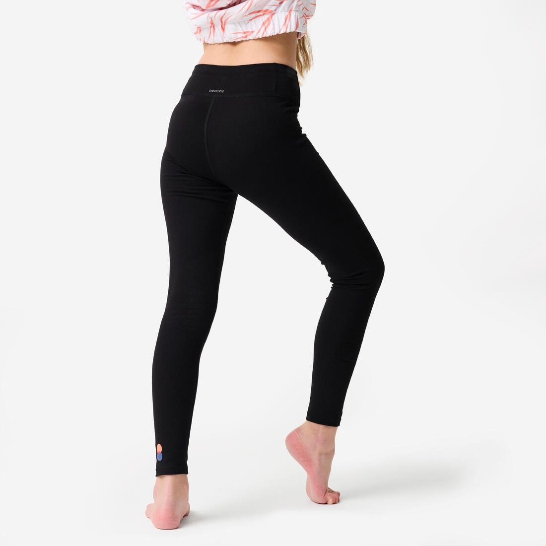 Legging danse moderne taille haute fille