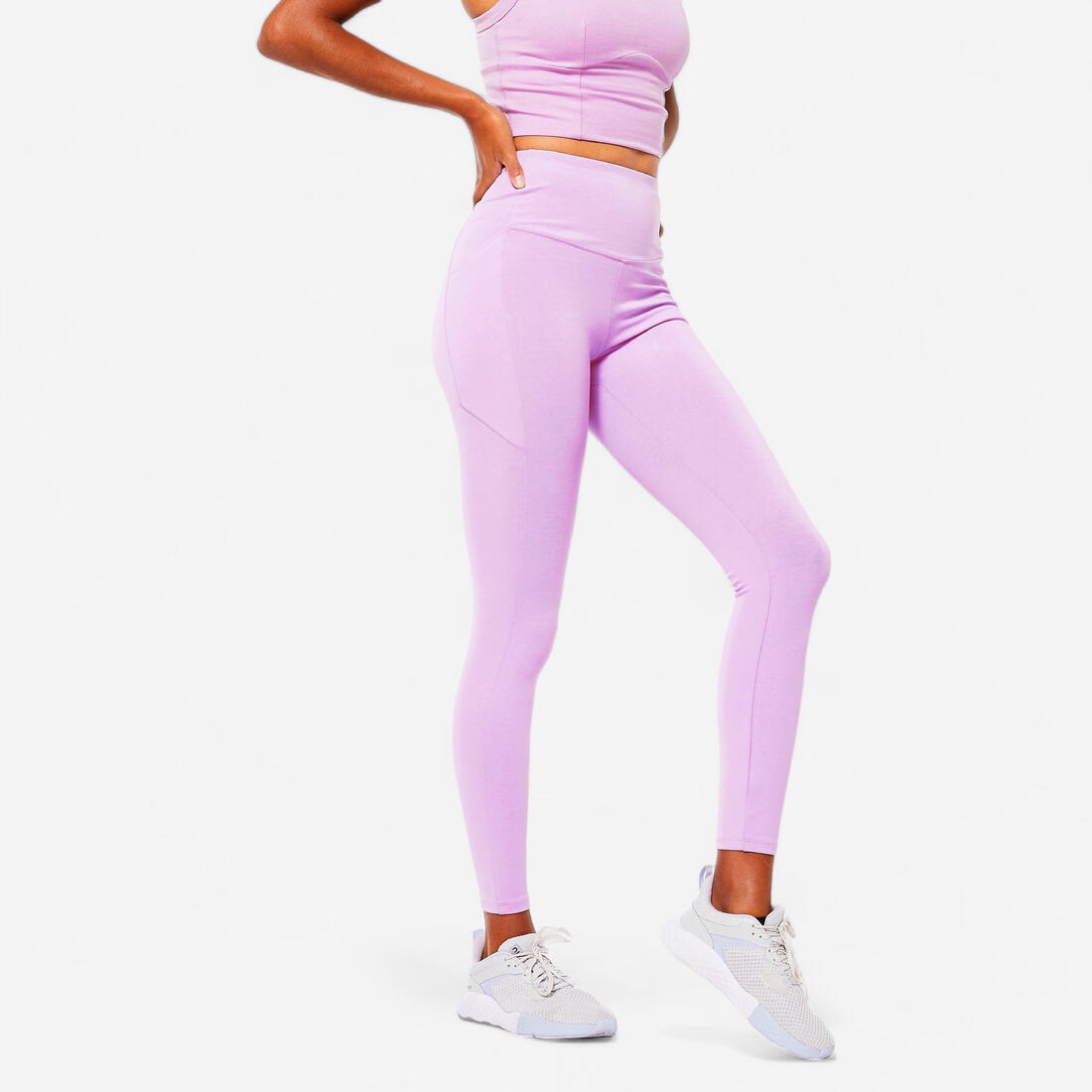 Legging de fitness taille haute femme – turquoise