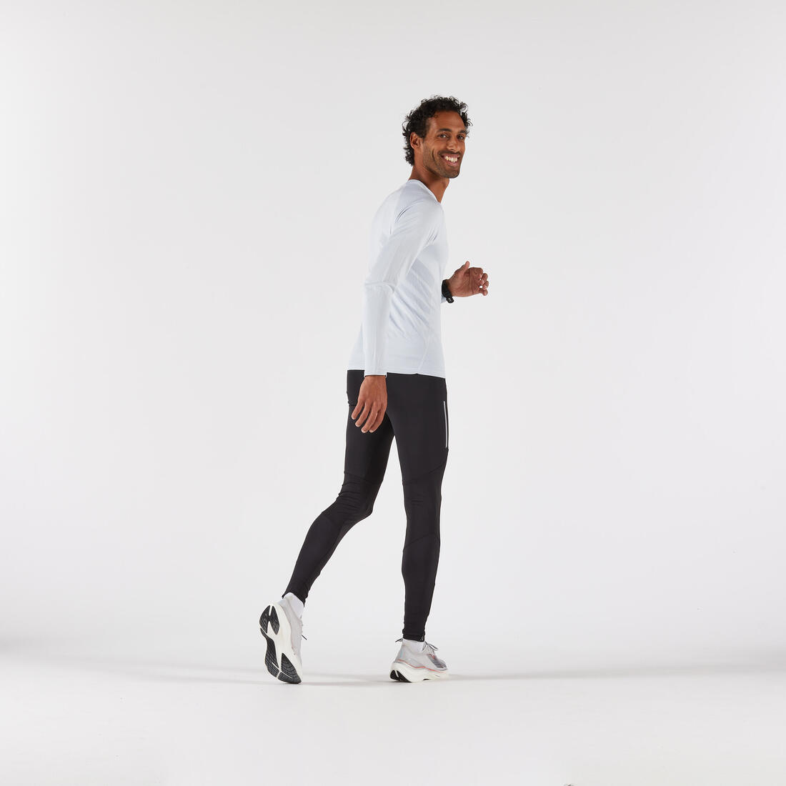 T-Shirt manches longues running sans couture Homme, KIPRUN Run 500
