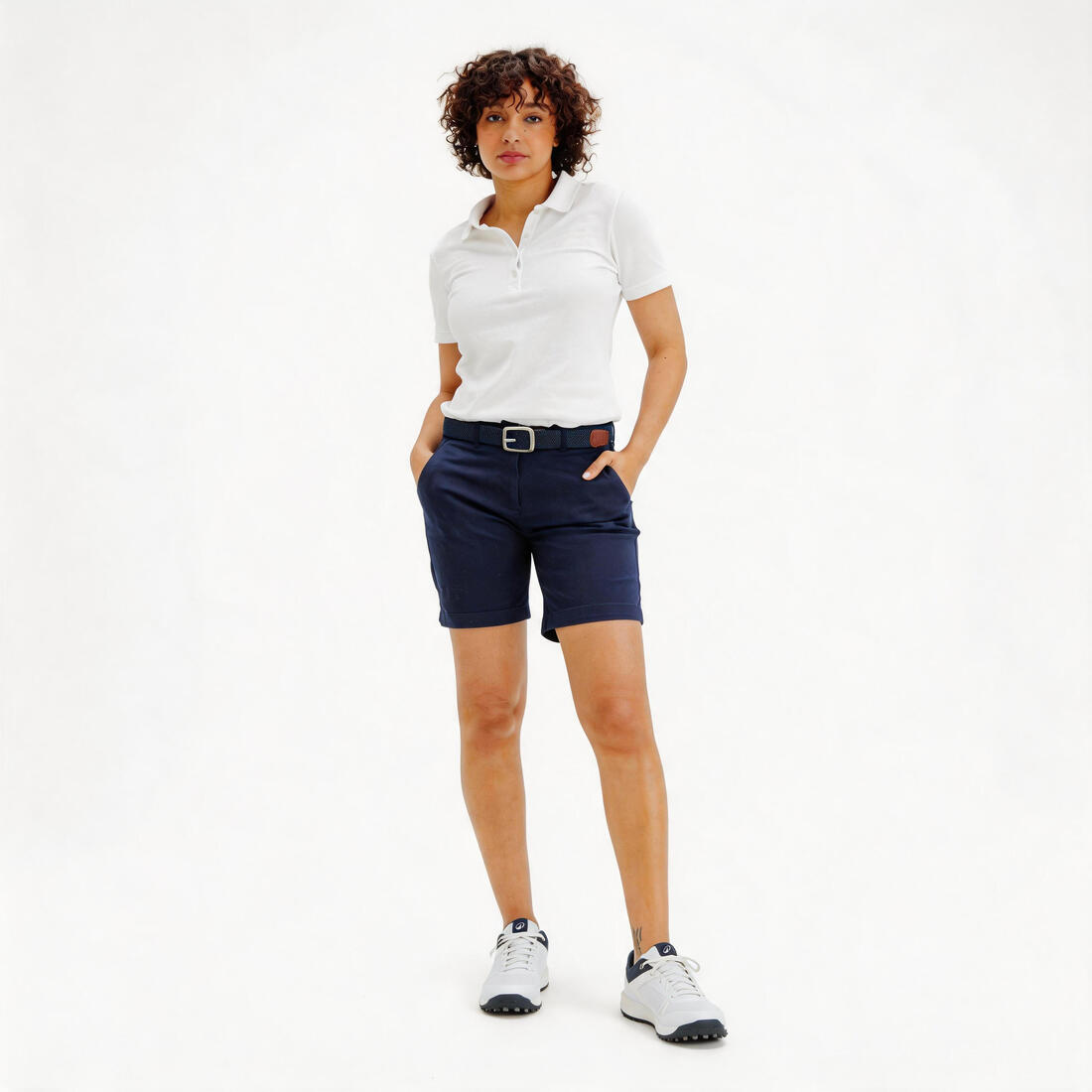Short chino en coton golf Femme - MW500