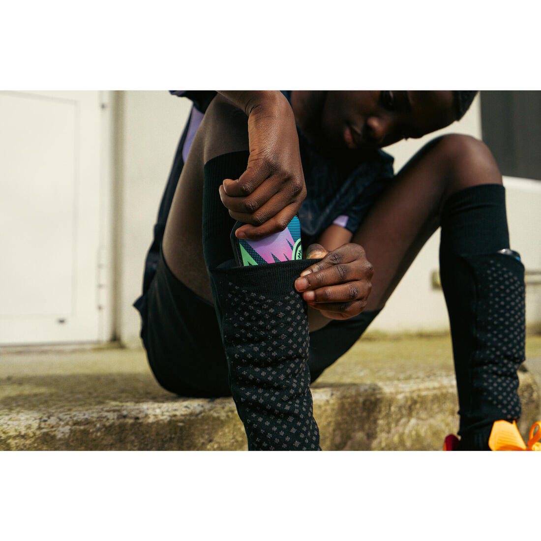 CHAUSSETTES DE FOOTBALL ENFANT EASY POCKET