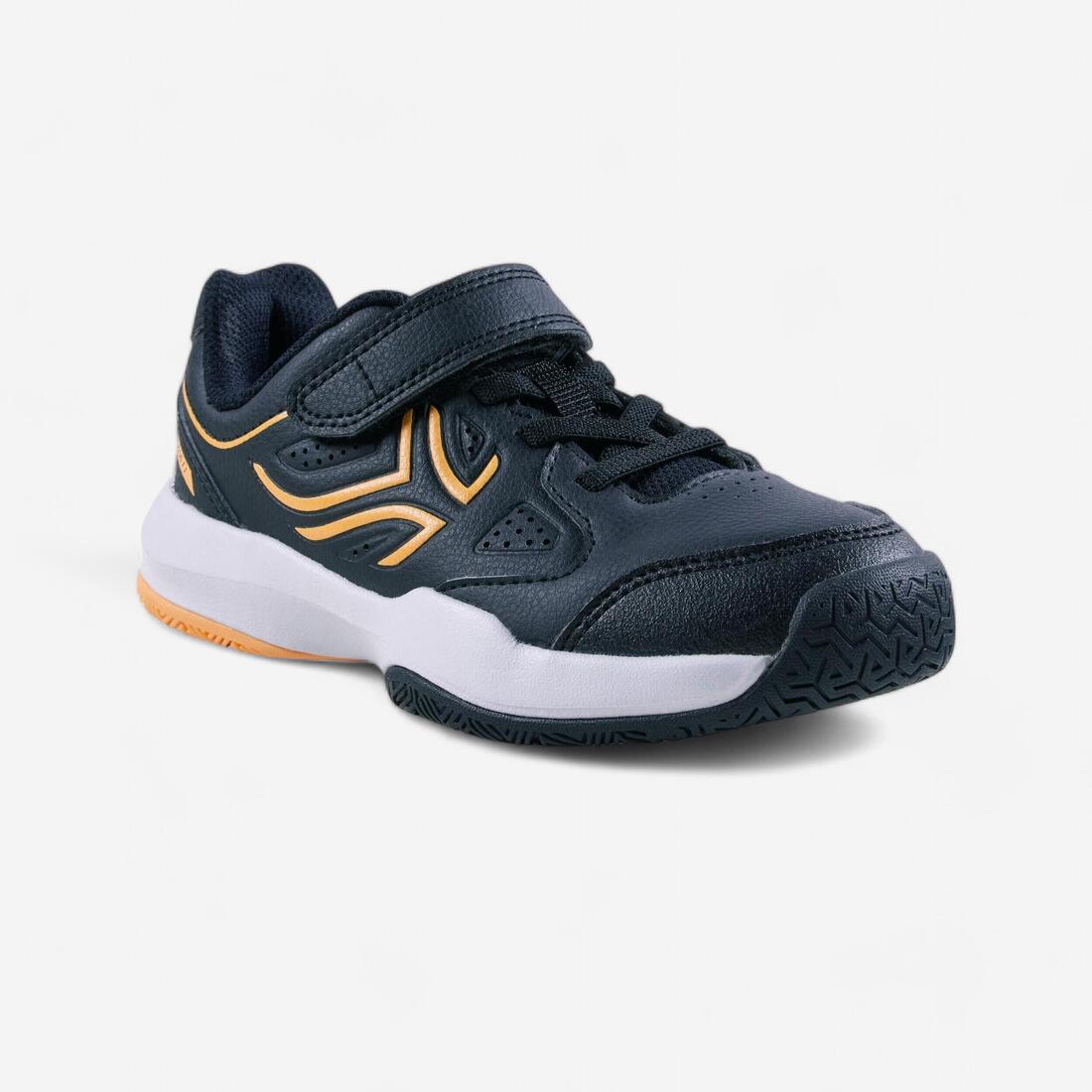 CHAUSSURE DE TENNIS ENFANT TS530 SCRATCH – noir