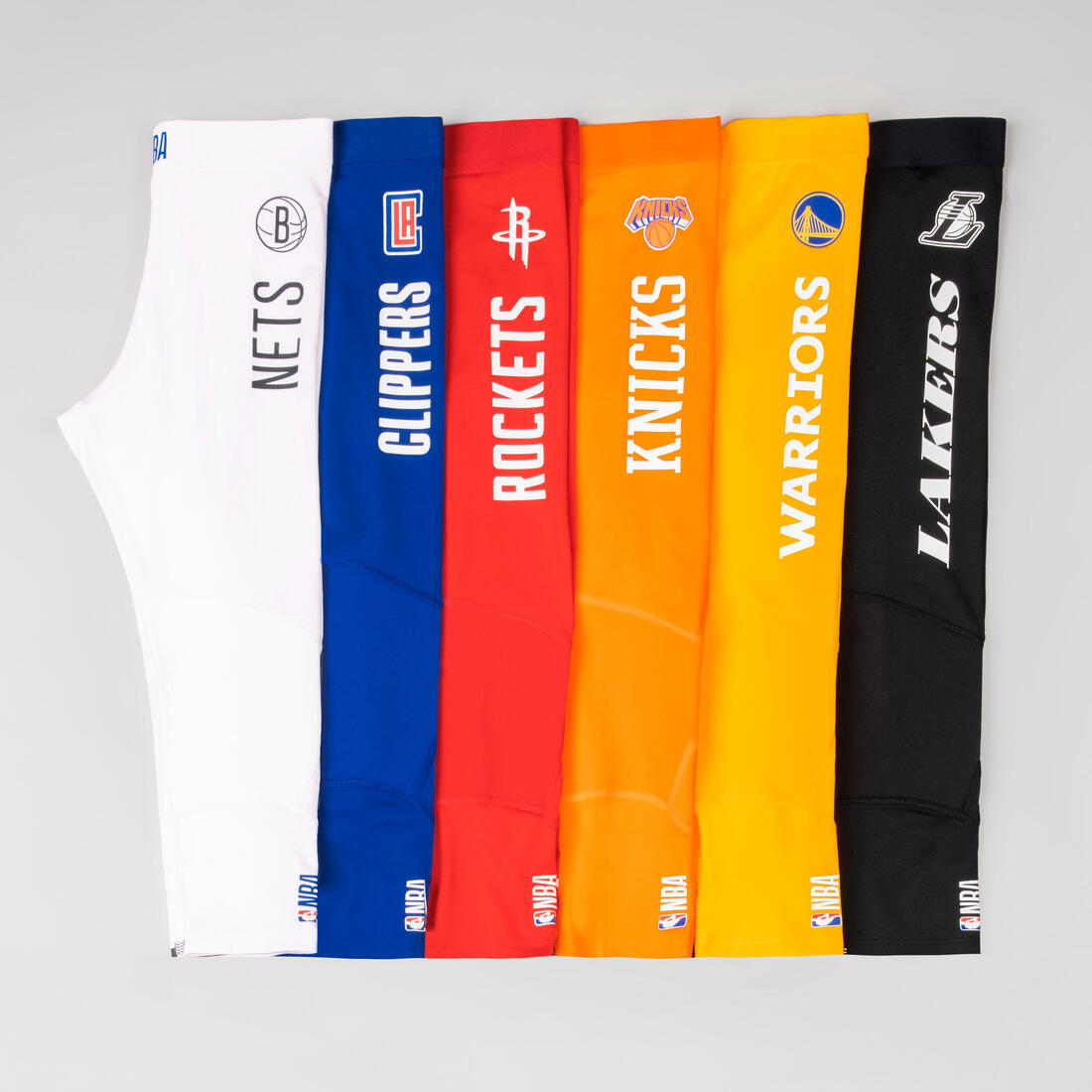 COLLANT 3/4 DE BASKETBALL POUR GARCON/FILLE NBA BLANC BROOKLYN NETS