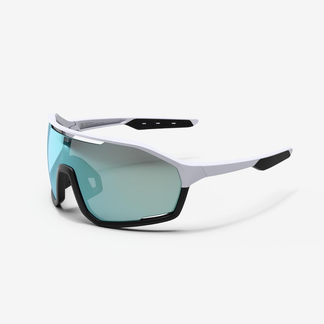 Lunettes de vélo adulte PERF 500 catégorie 3 BLANC