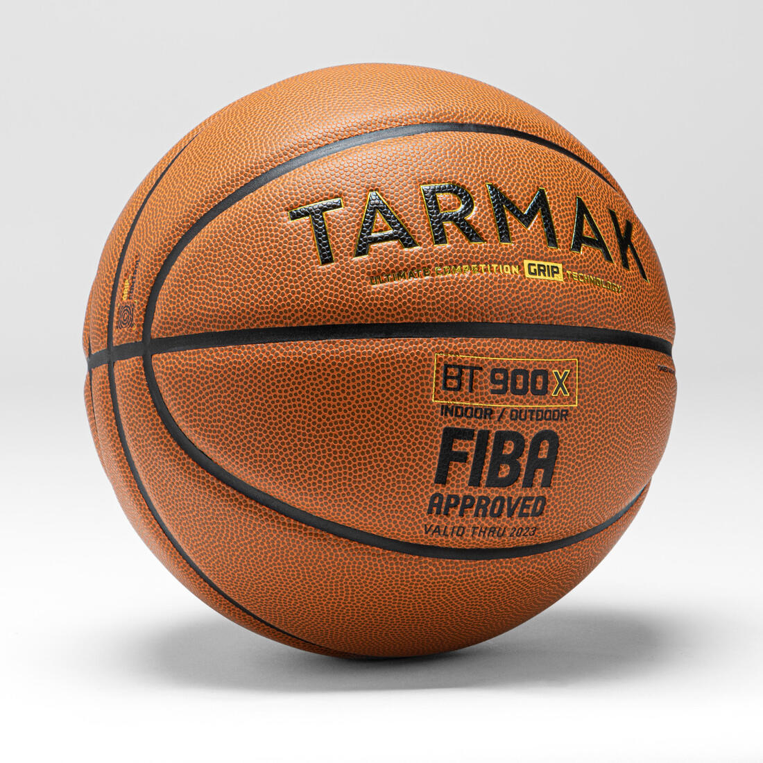 Ballon de basketball FIBA taille 7 - GRIP PRO BT900X marron