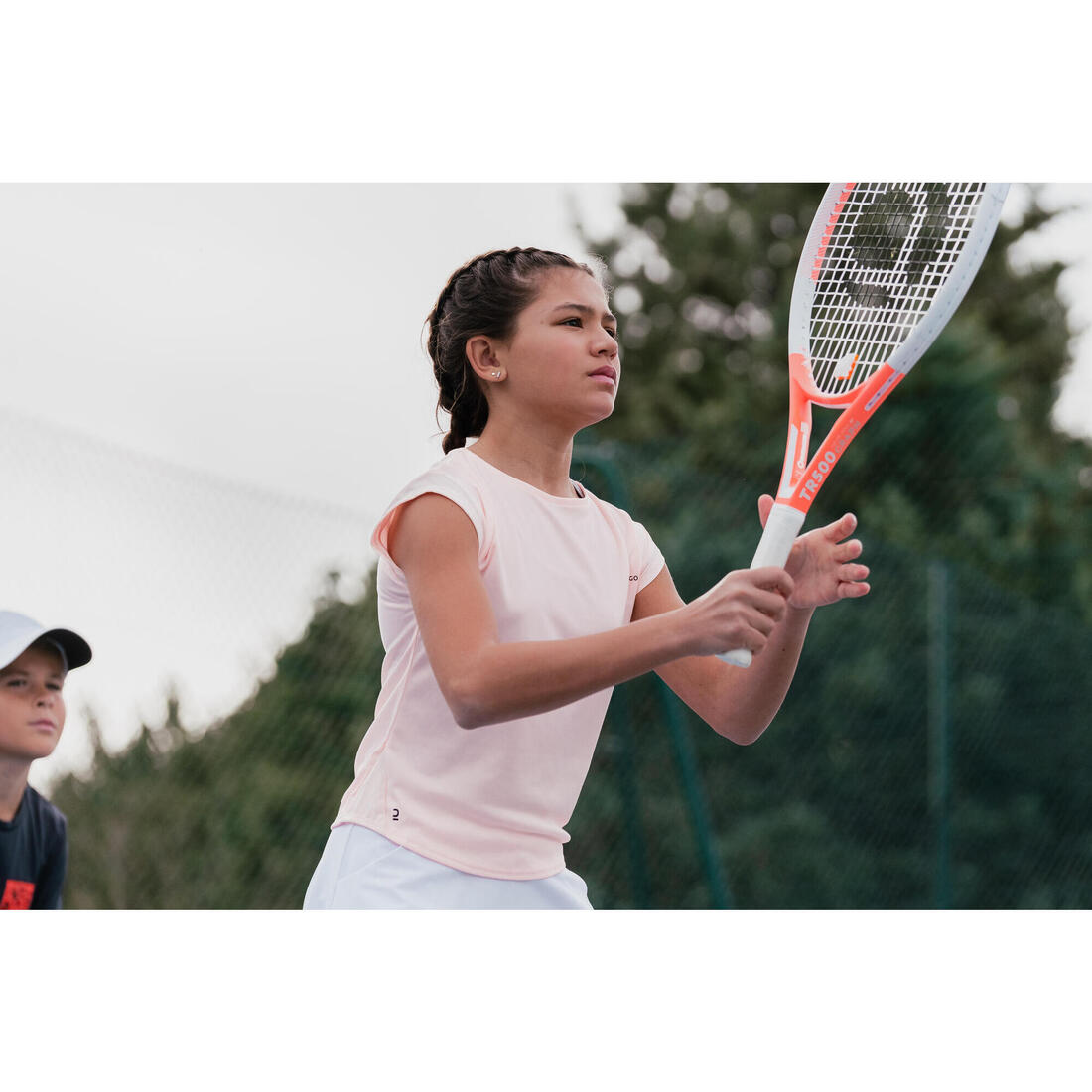 T-shirt de tennis fille - TTS500